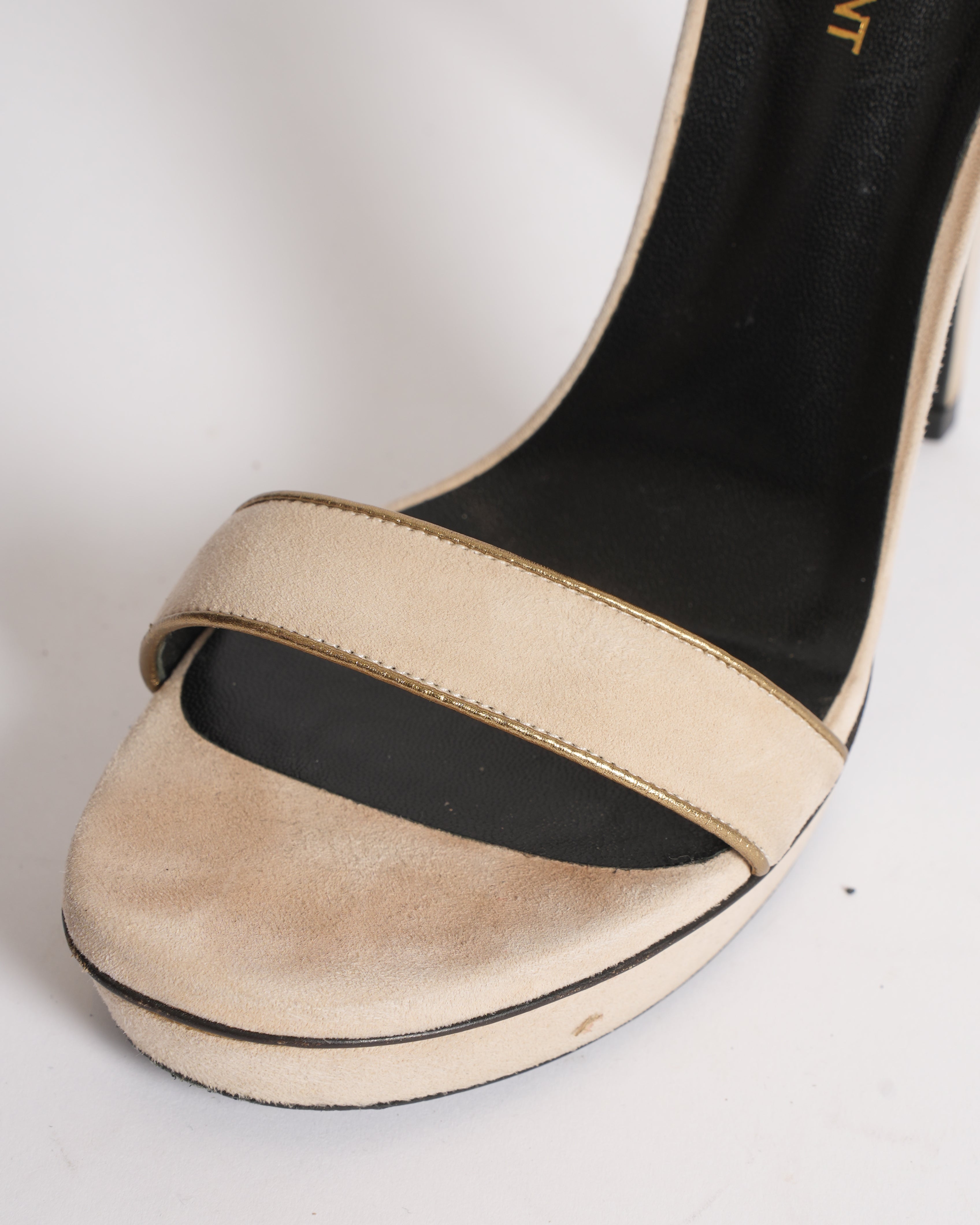 Saint laurent Beige suede Heels