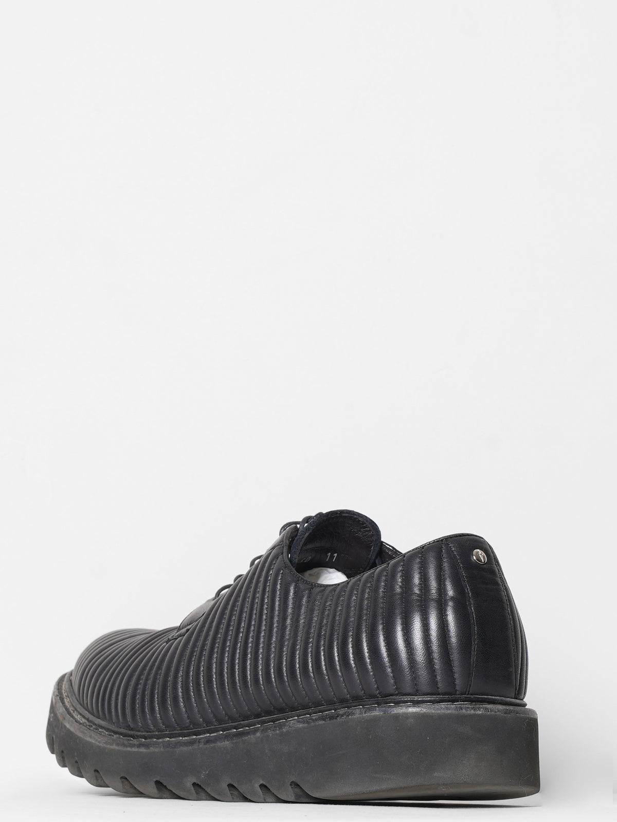 Cesare Paciotti Quilted Lace Up Shoes