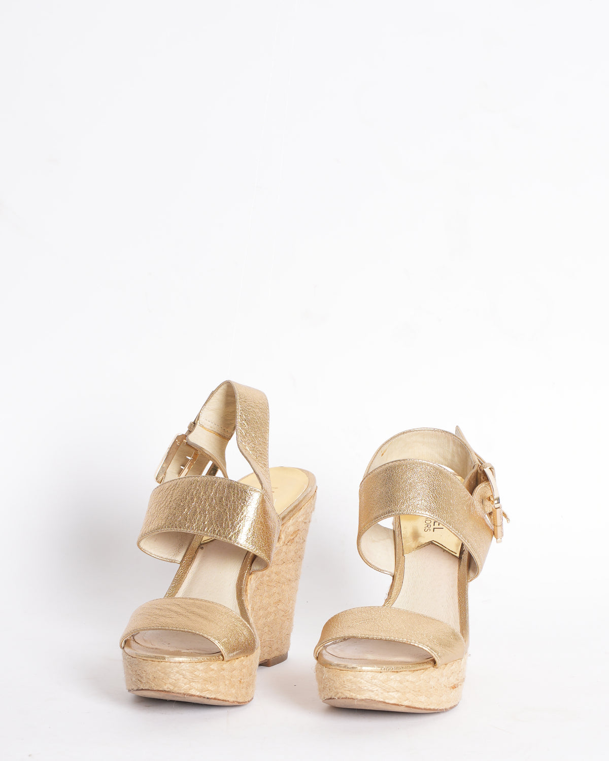 MK Golden Strappy Heels