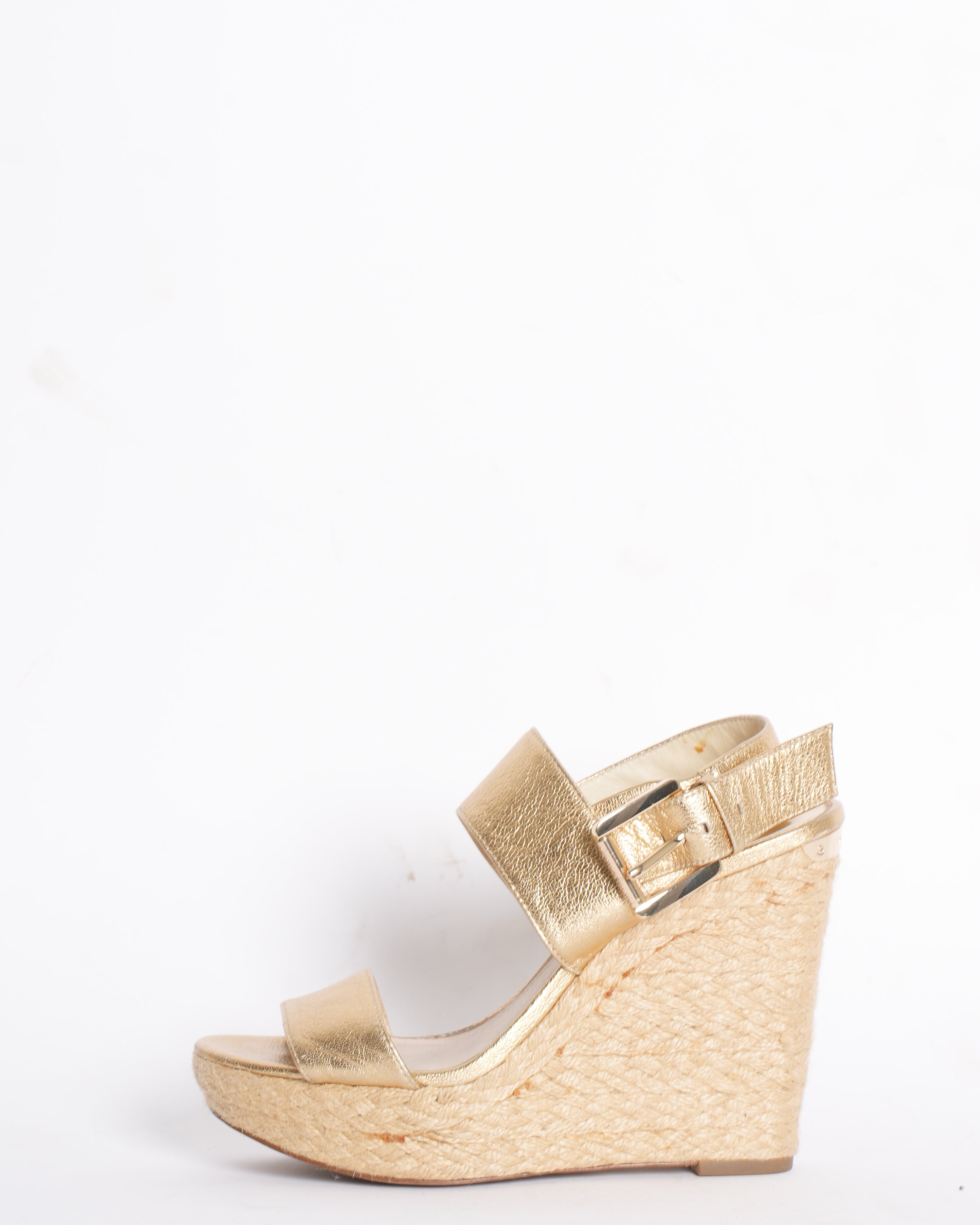 MK Golden Strappy Heels