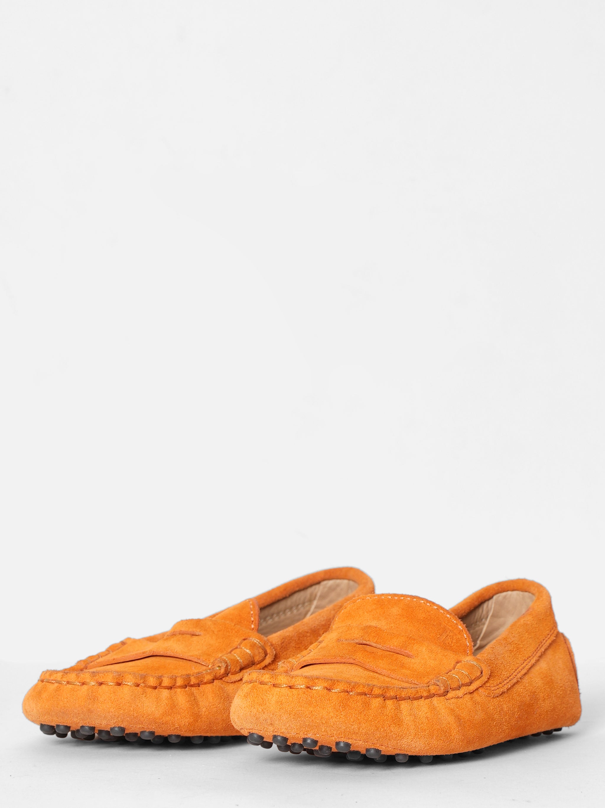 Junior Tod's Orange Loafers
