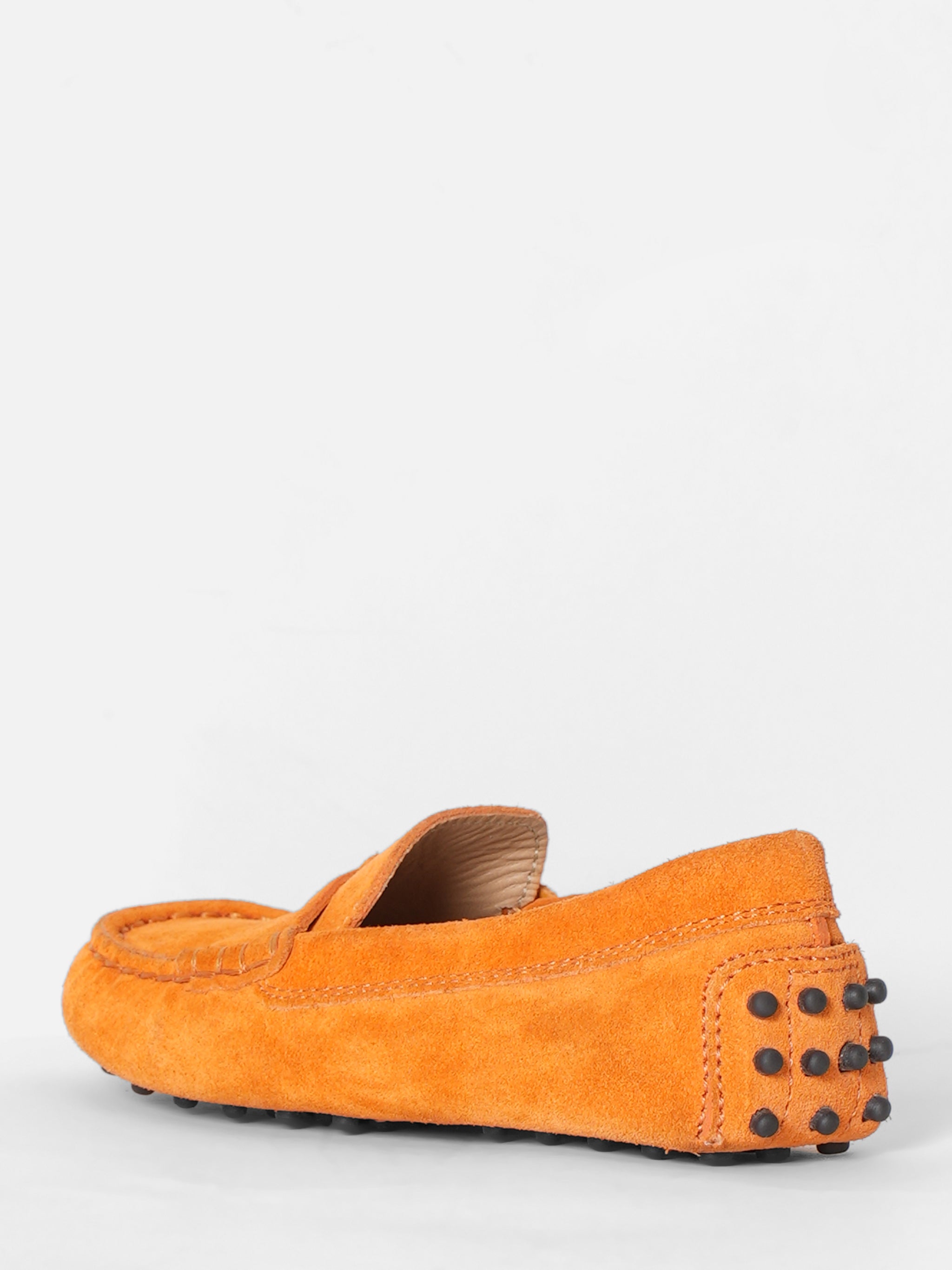 Junior Tod's Orange Loafers