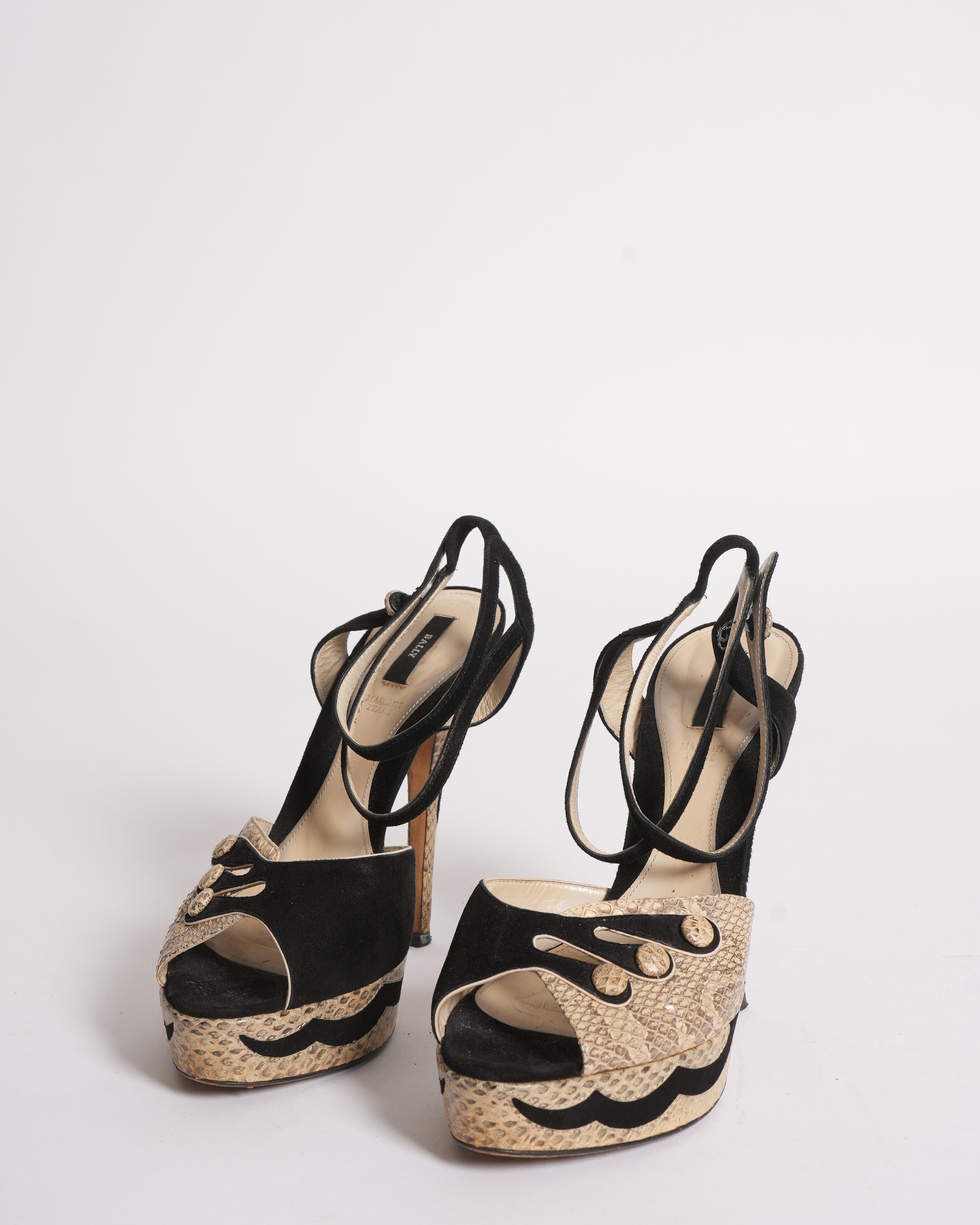 Bally Snakeskin Heels