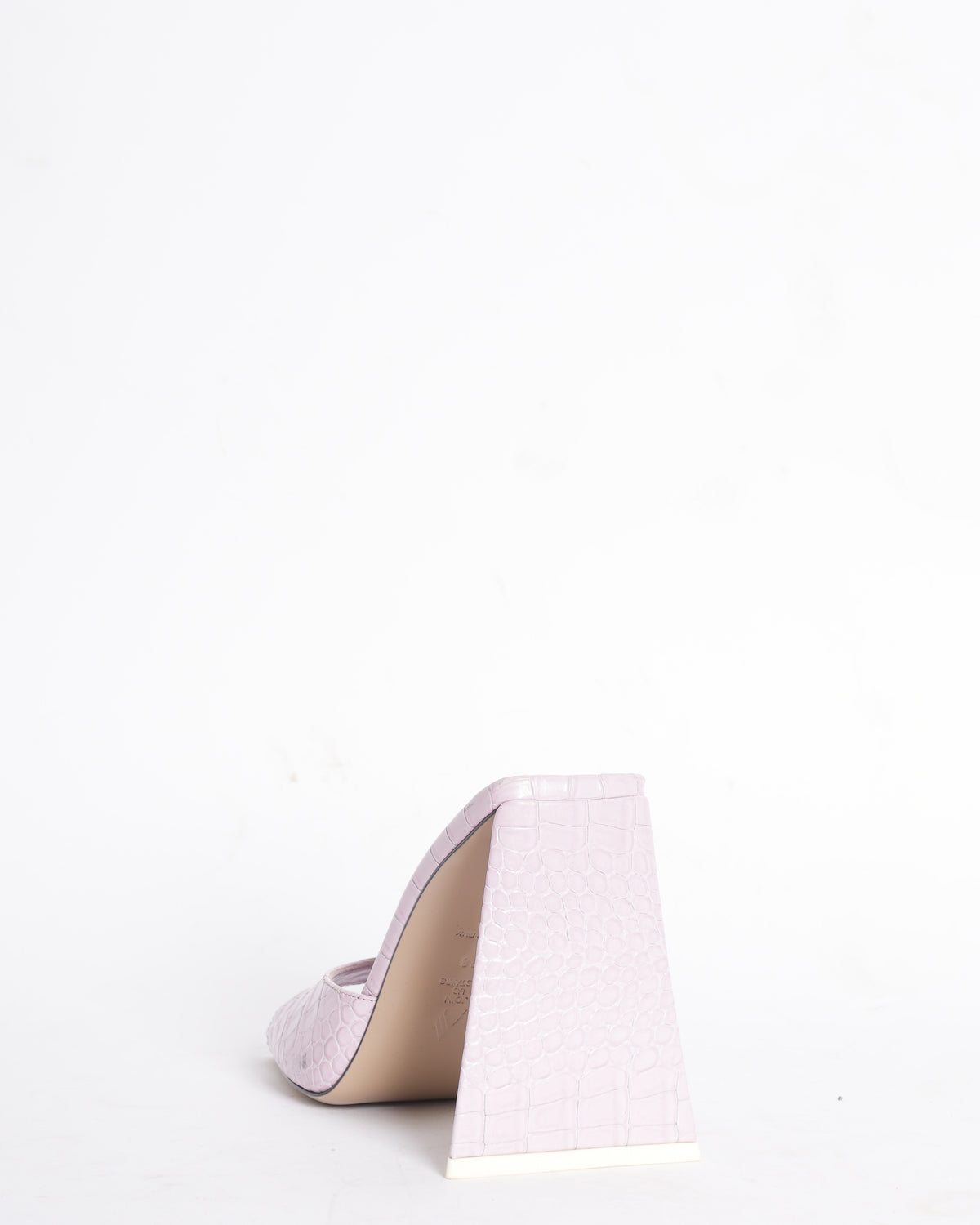 New The Attico Devon  Reptilian Pattern Chunky Heeled Sandals