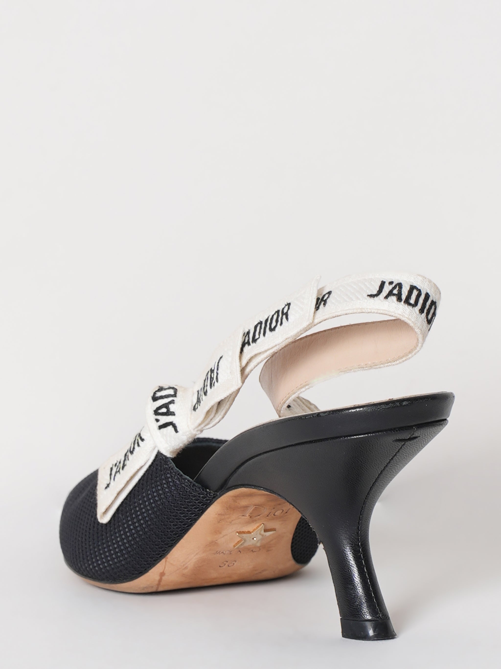 Dior Jadior Black Sling Back Pump