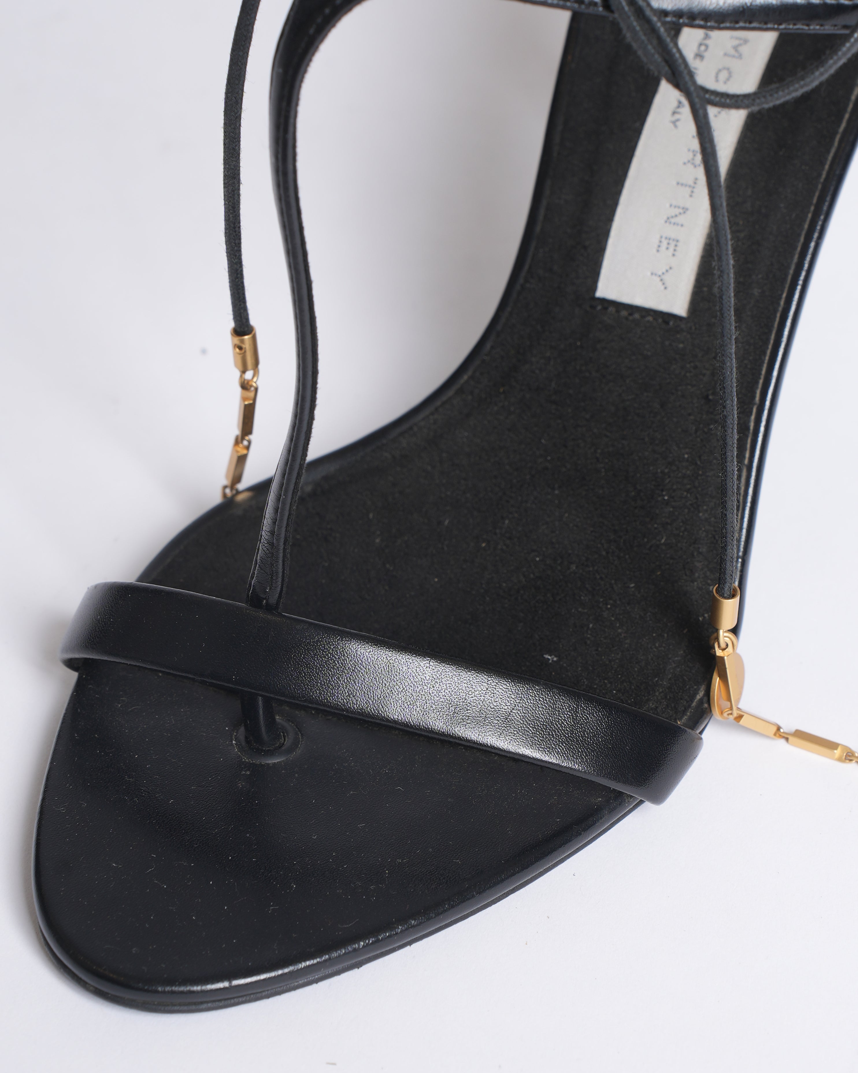 Stella McCartney Faux Leather Lace-Up Sandals