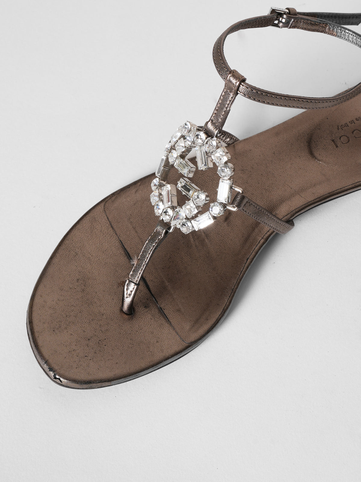 Gucci Rhinestone Sandals