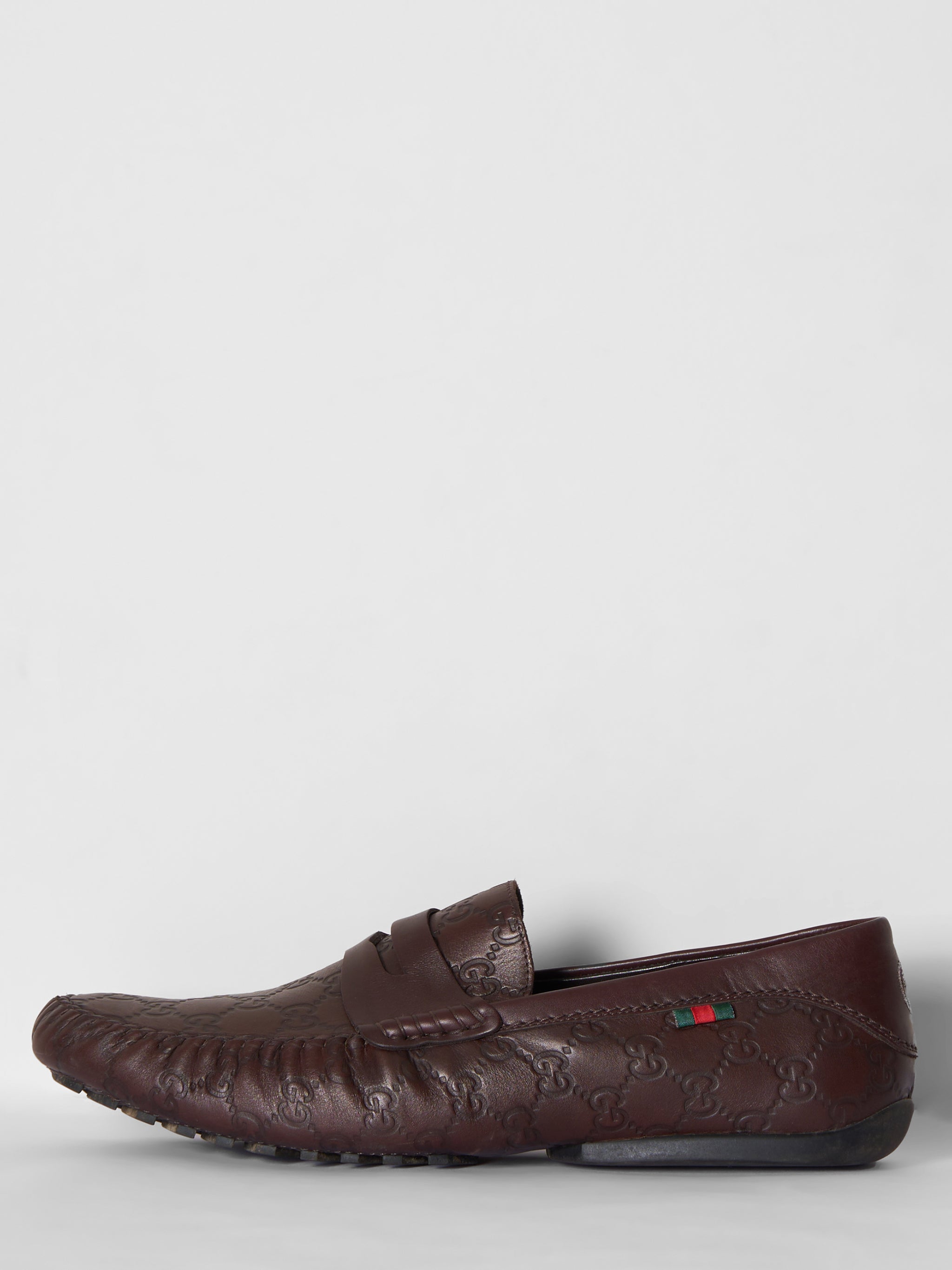 Gucci Interlockins G Penny Loafers