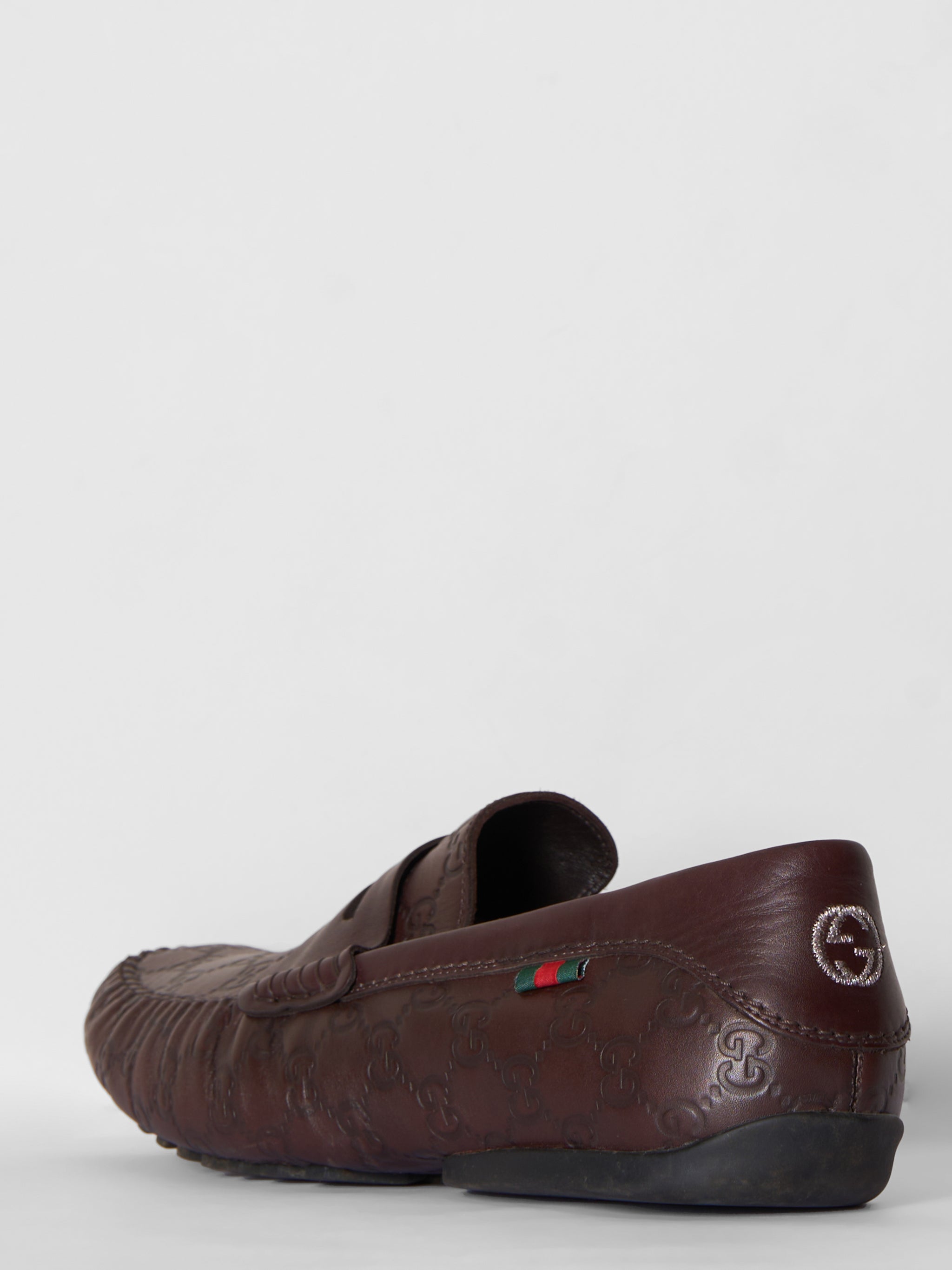 Gucci Interlockins G Penny Loafers