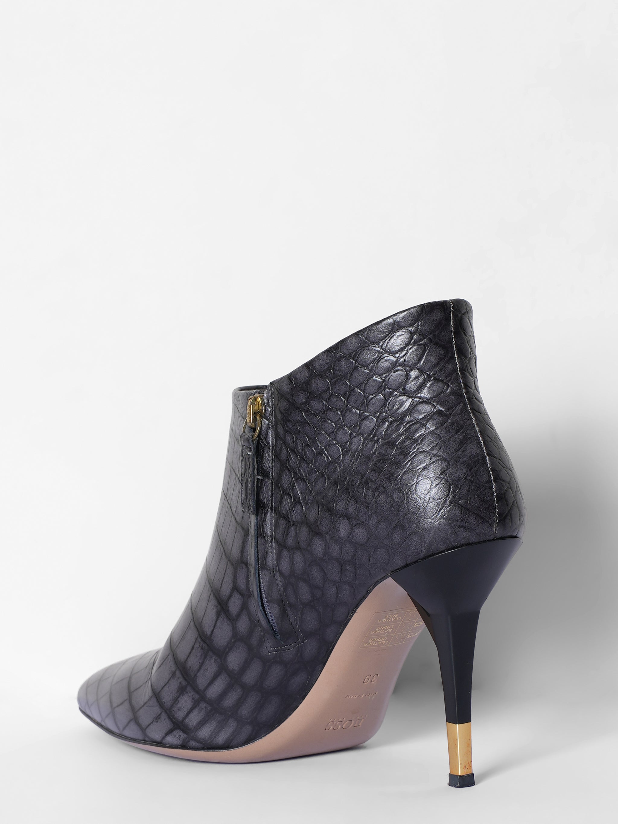 Hugo Boss By Boss Black Ankle Boots