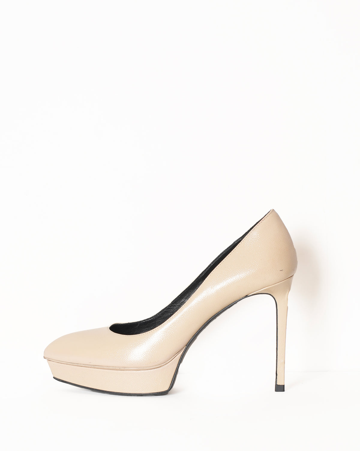 Saint Laurent Beige Janis Heel