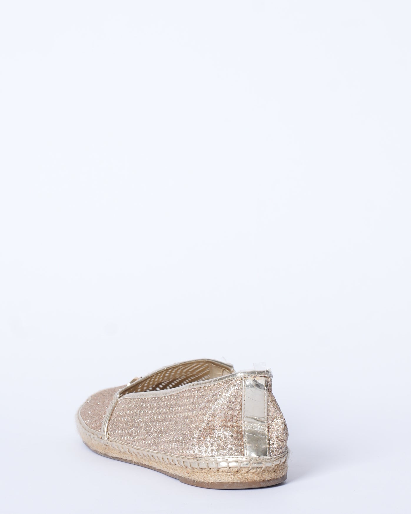 MK Kendrick Espadrilles In Metallic Gold