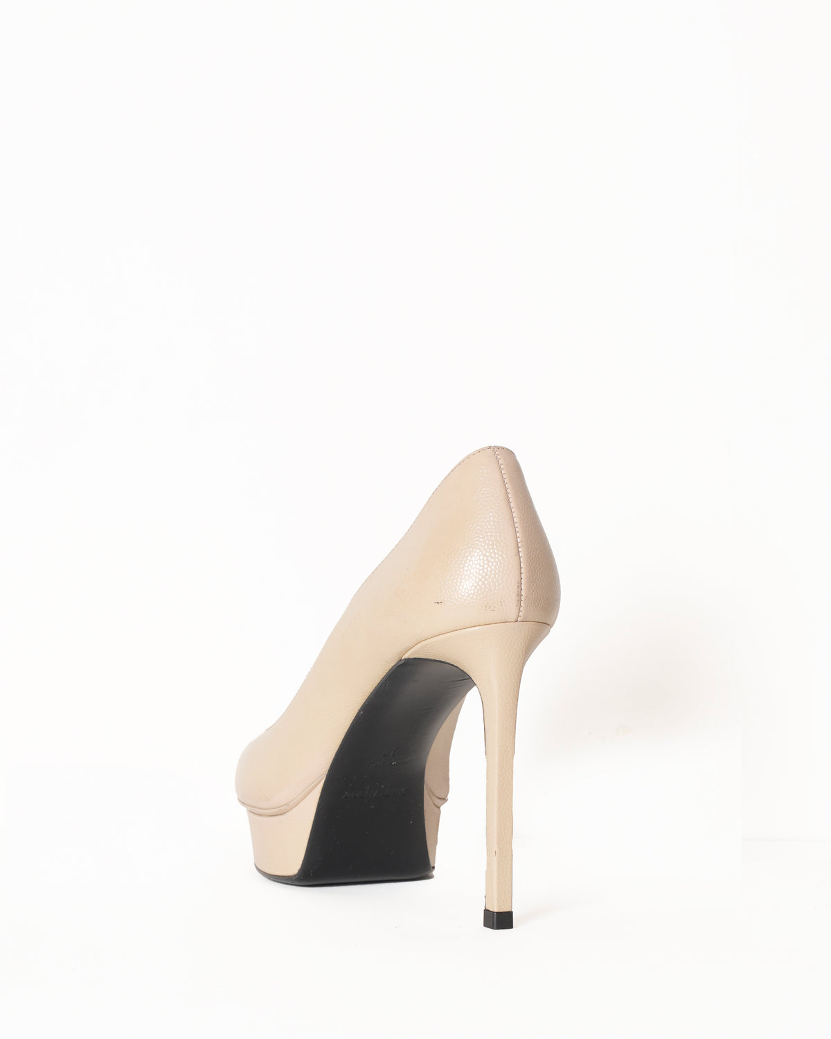 Saint Laurent Beige Janis Heel