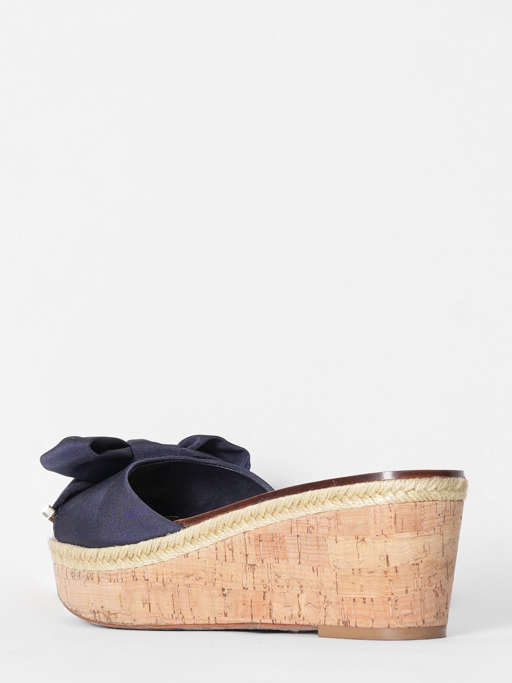 Tory Burch Penny Bow Sandals Platform Cork