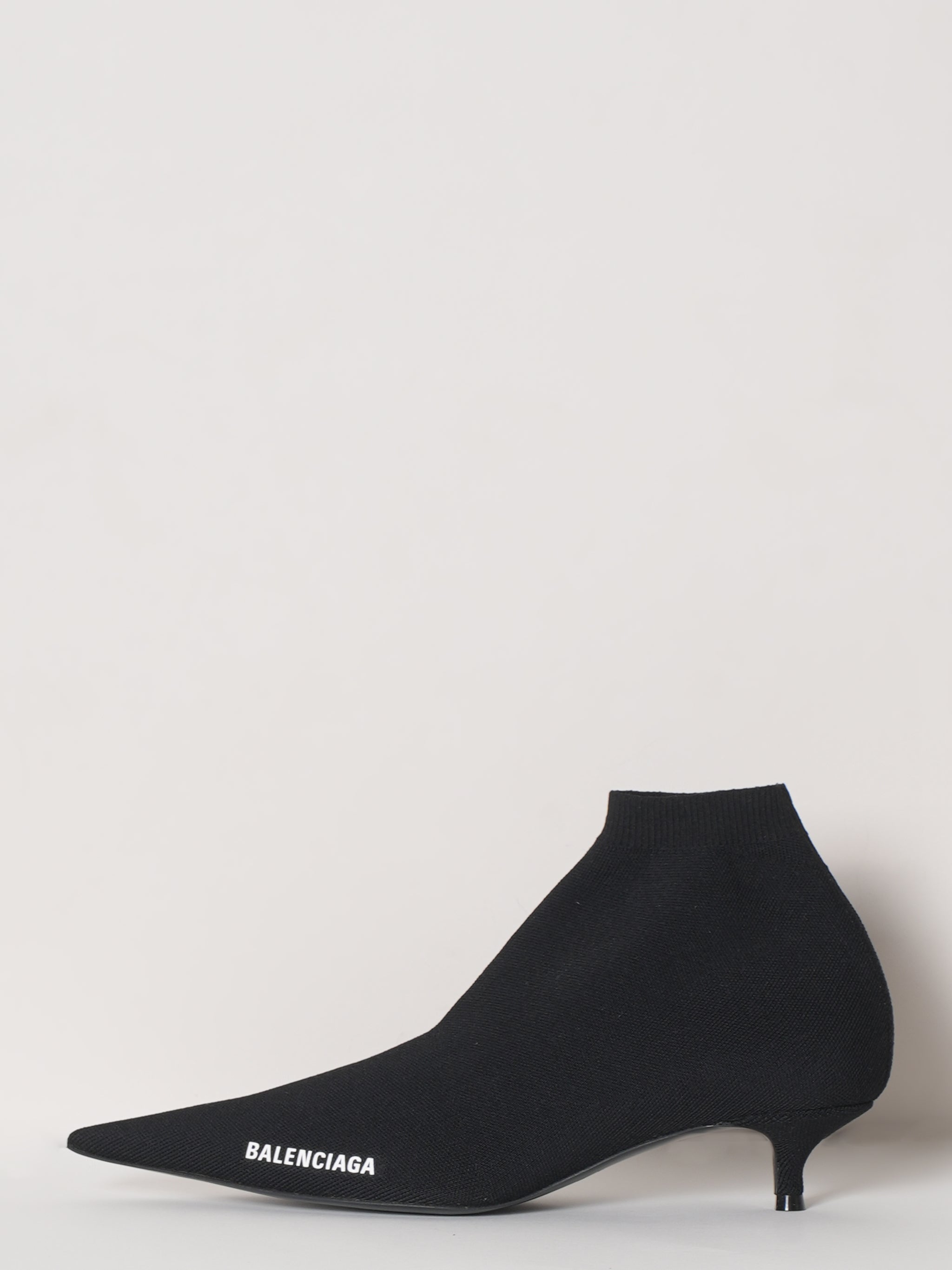 New Balenciaga Knit Boots In Black