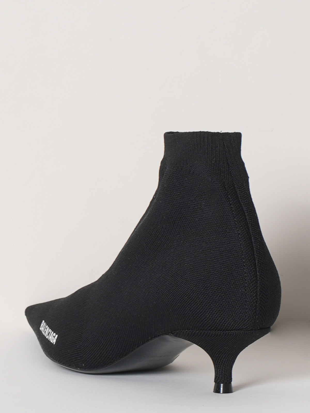 New Balenciaga Knit Boots In Black