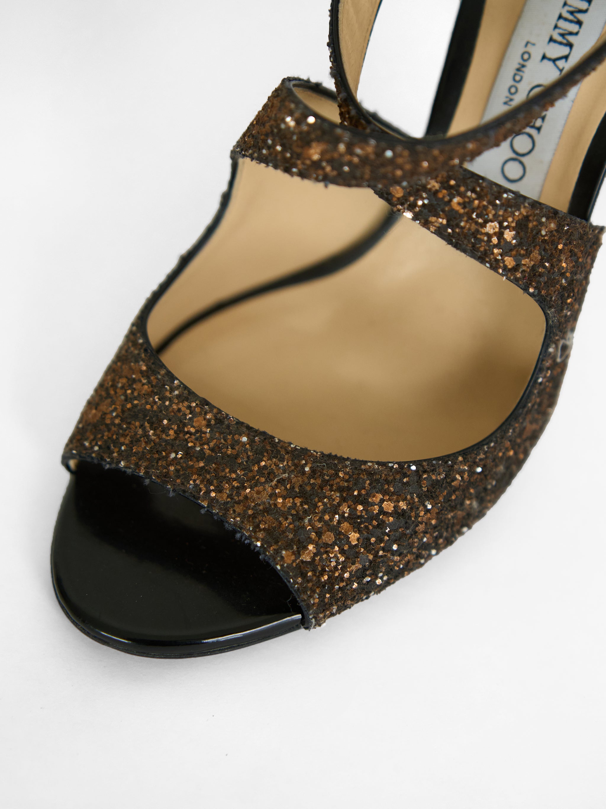 Jimmy Choo Glitter Sandals