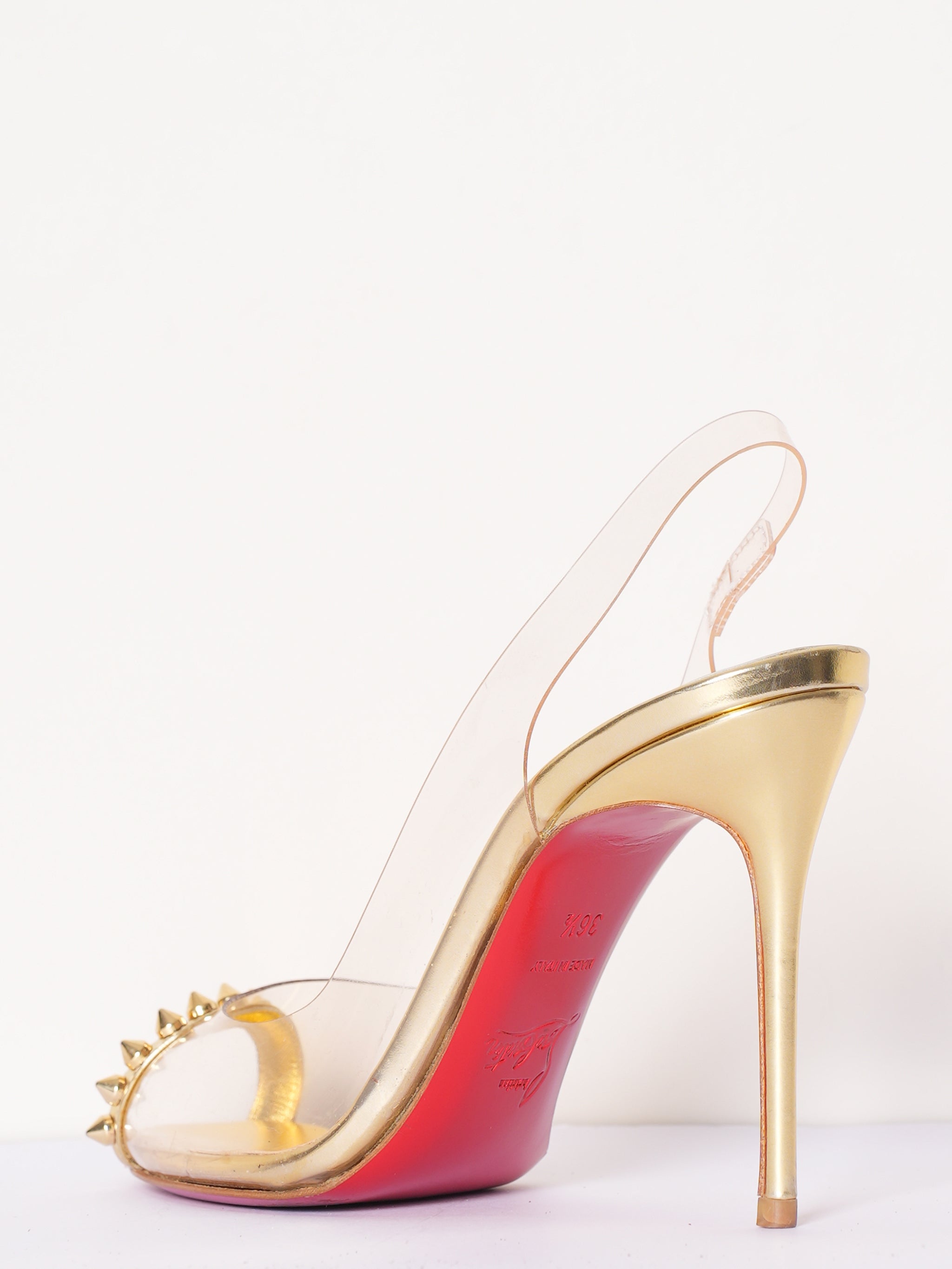 Christian Louboutin Peep Toe Spike Heels