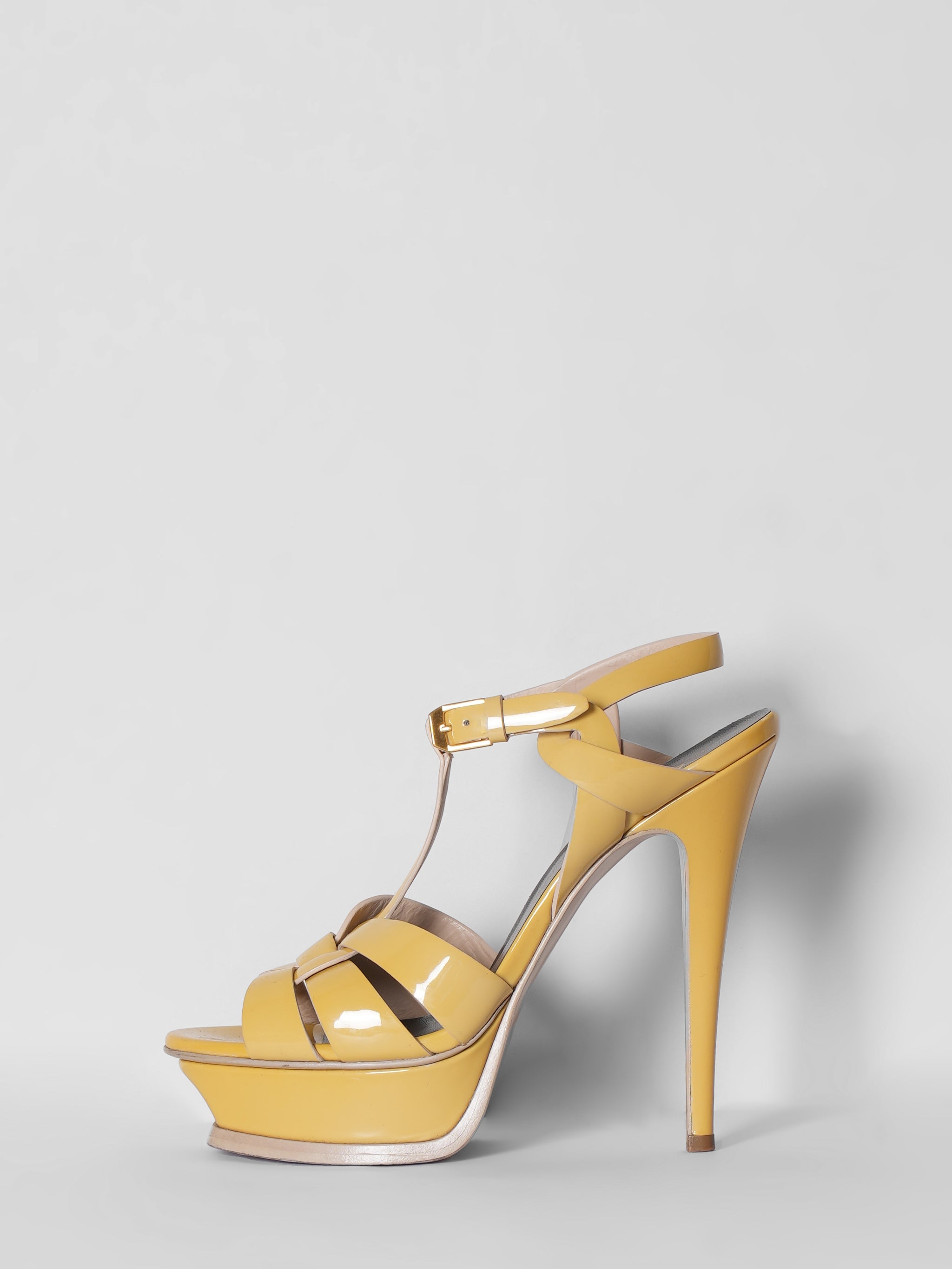 Saint Laurent Yellow Heel Tribute