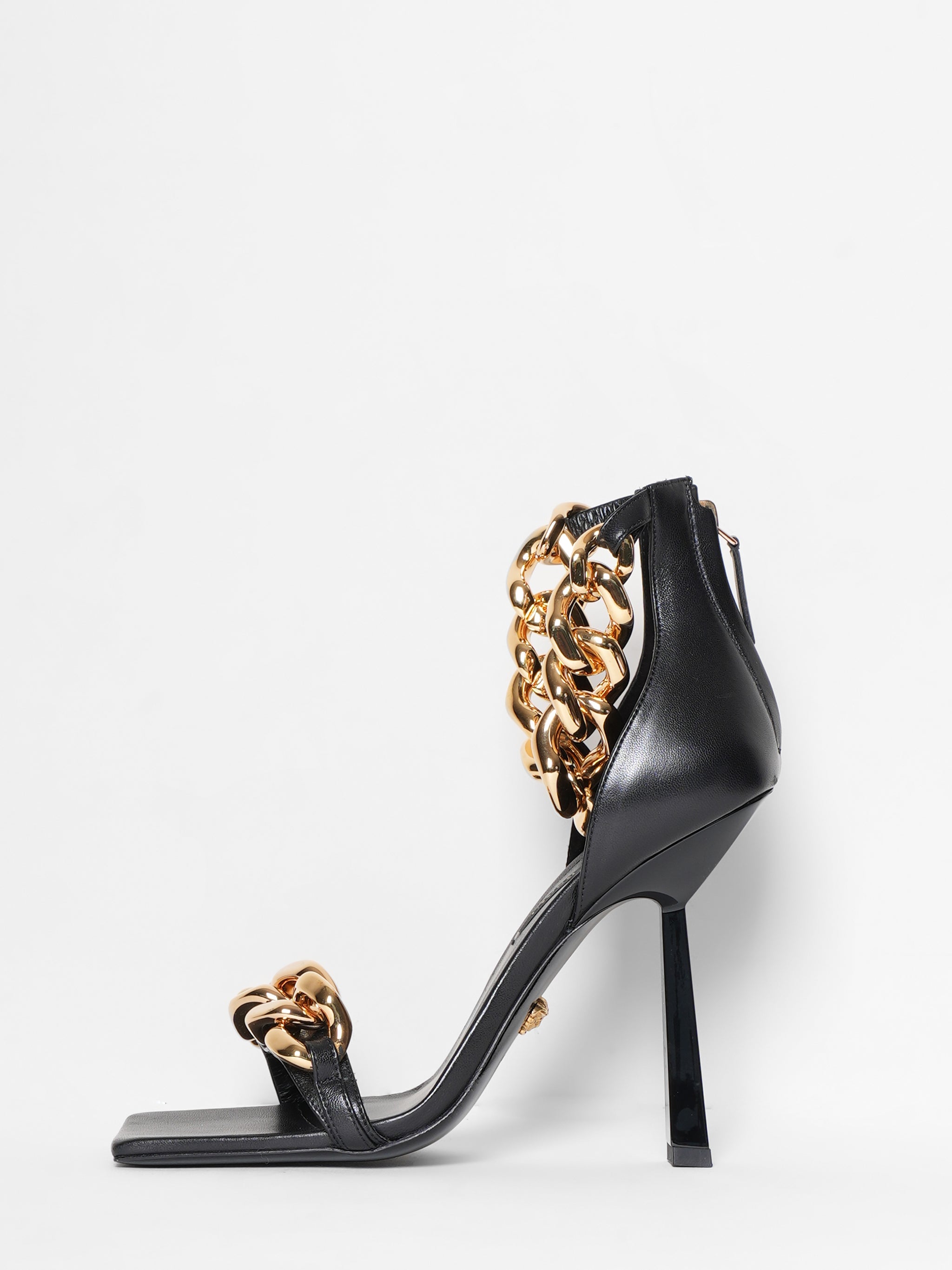 New Versace Medusa Chain High Heel Sandals