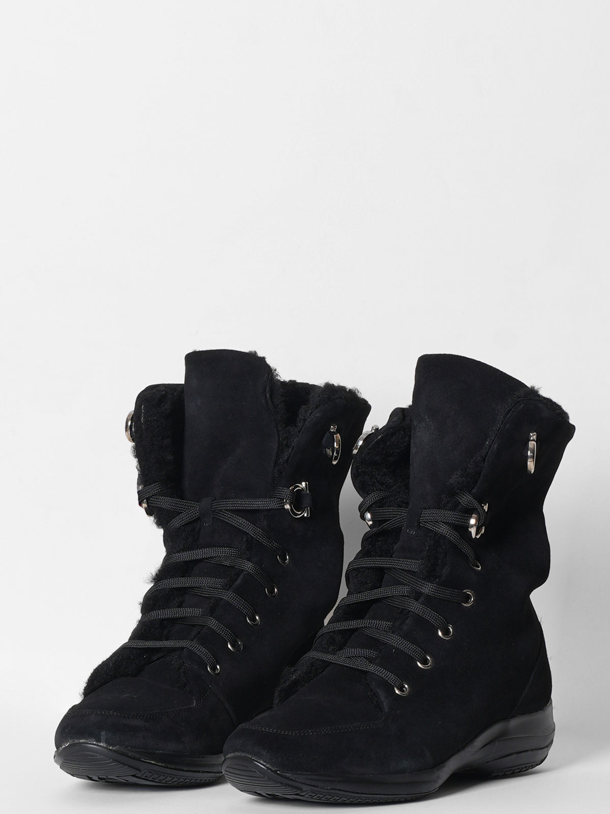 Salvatore Ferragamo Black Boots