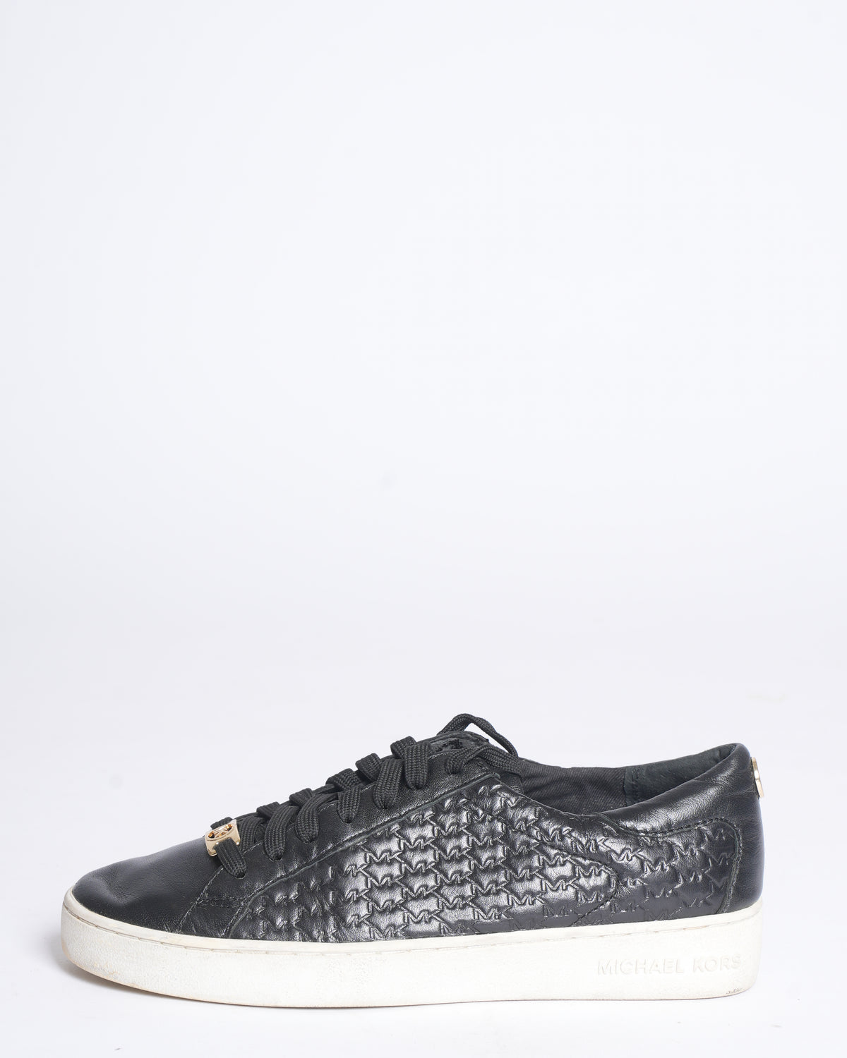 Michael Kors Colby Embossed Logo Leather Sneaker