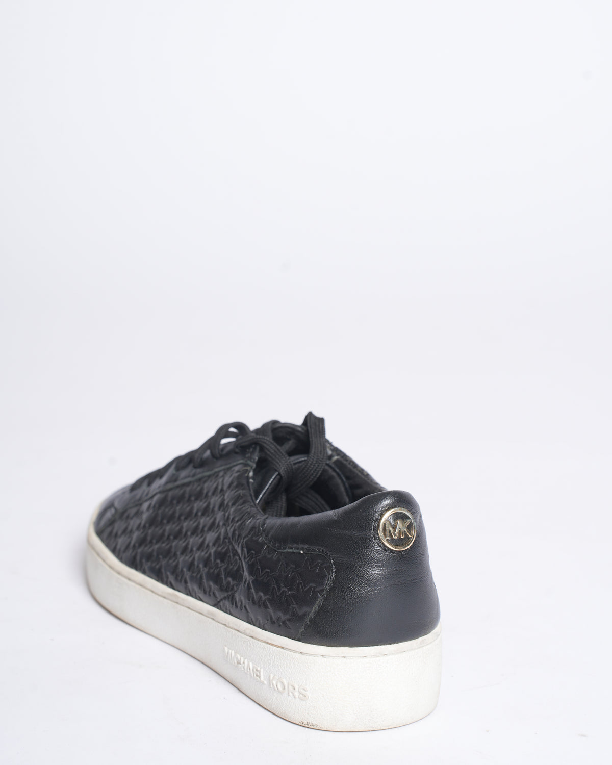 Michael Kors Colby Embossed Logo Leather Sneaker
