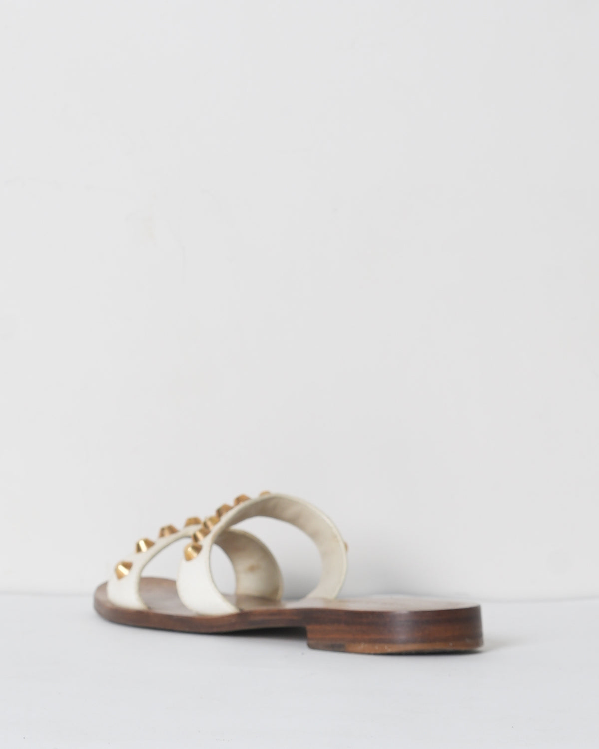Prada Studded h Strap Sandals Slidea