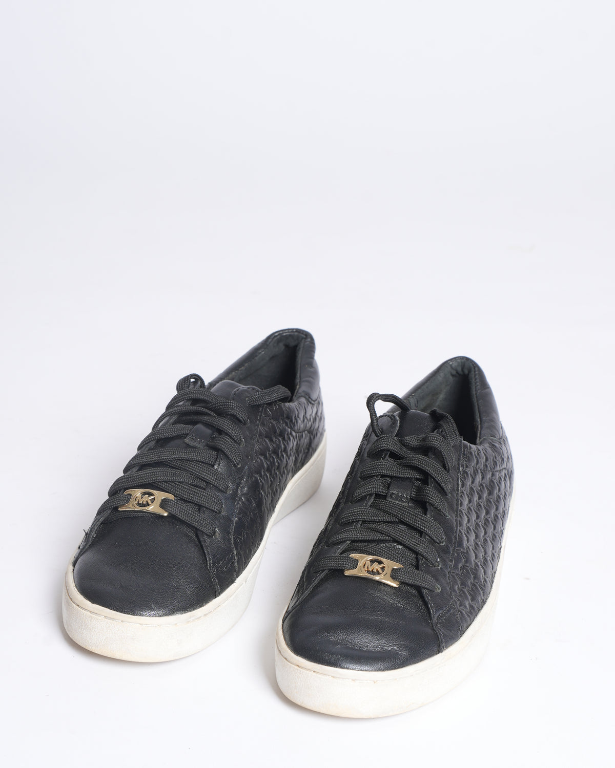 Michael Kors Colby Embossed Logo Leather Sneaker
