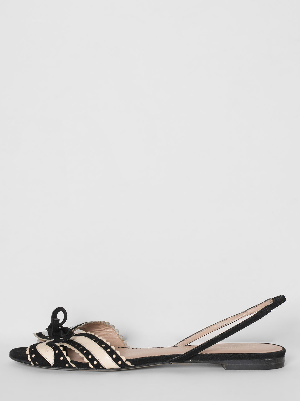 Emporio Armani Velvet Sandals