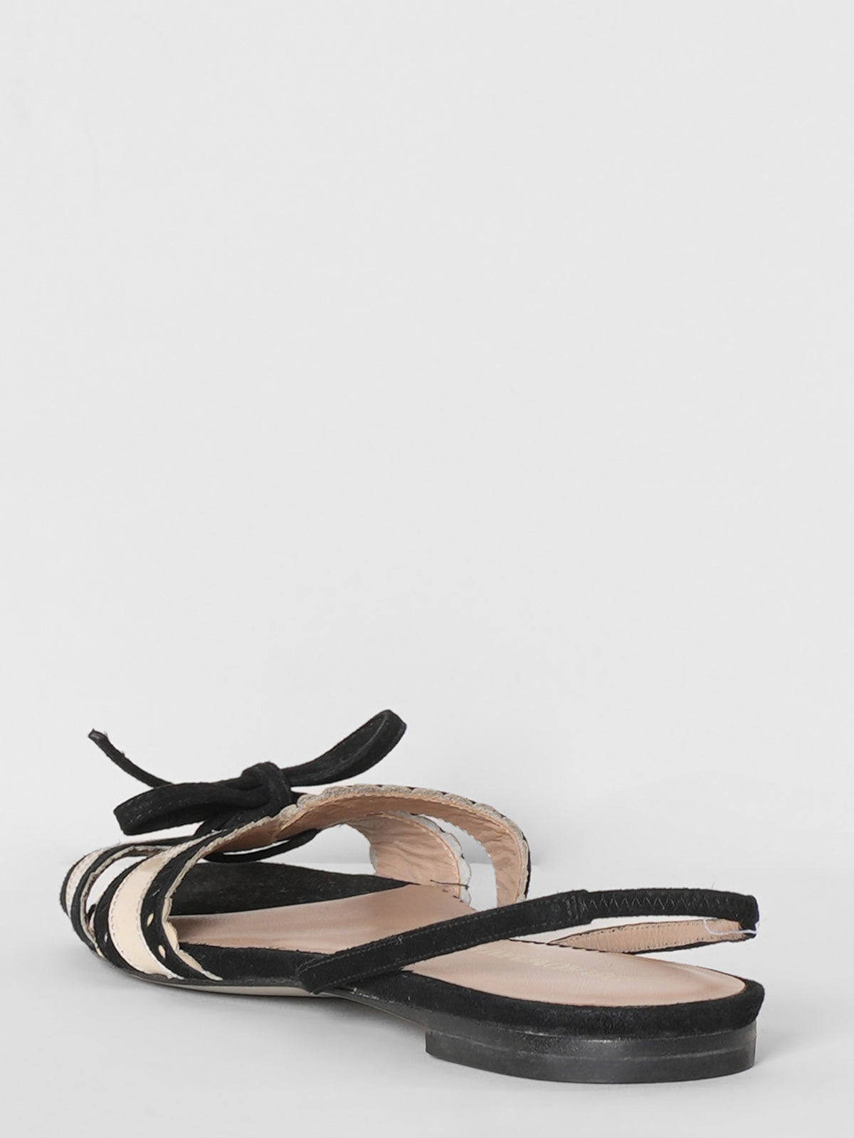 Emporio Armani Velvet Sandals