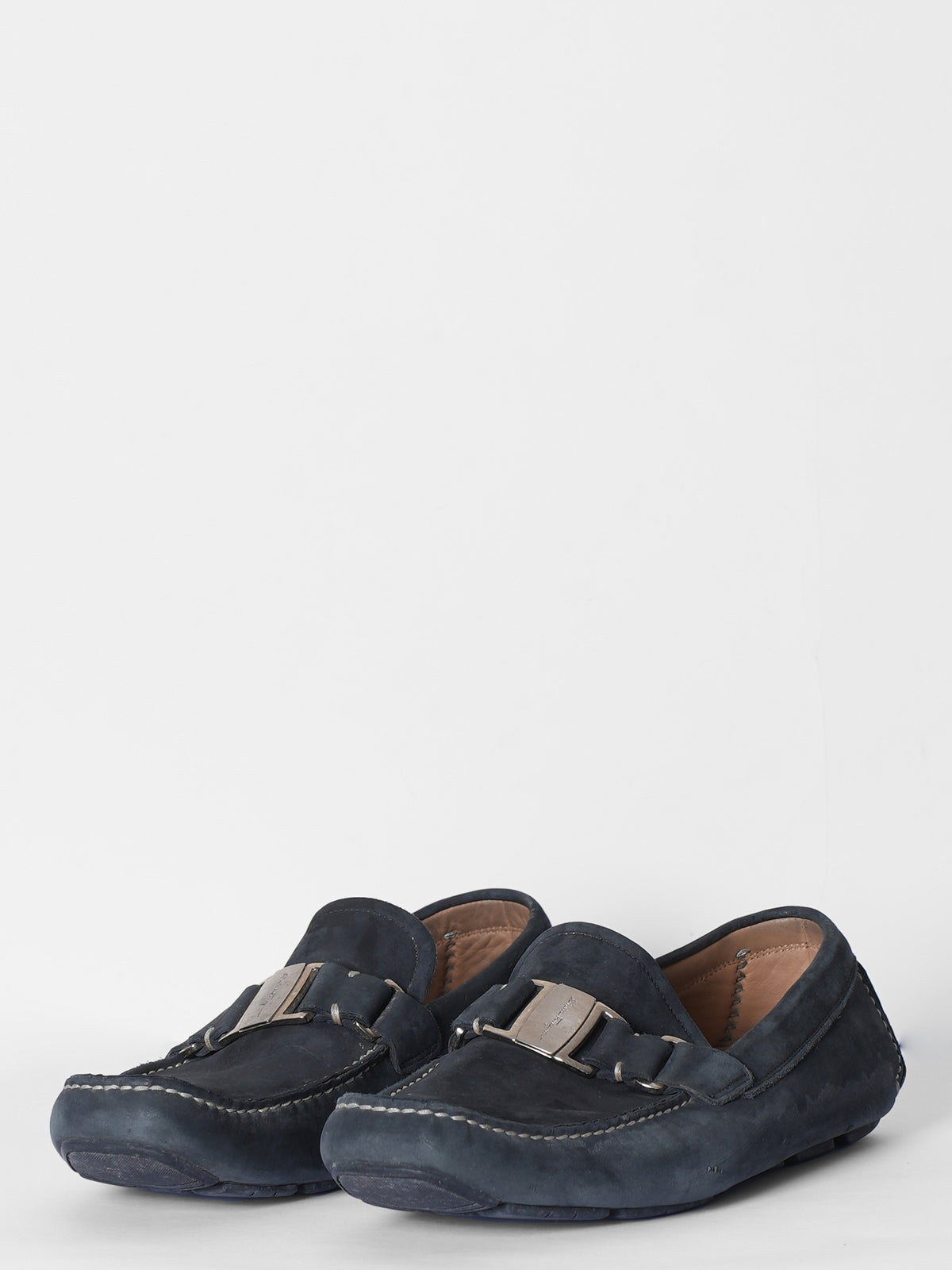 Salvatore Ferragamo Black Loafers