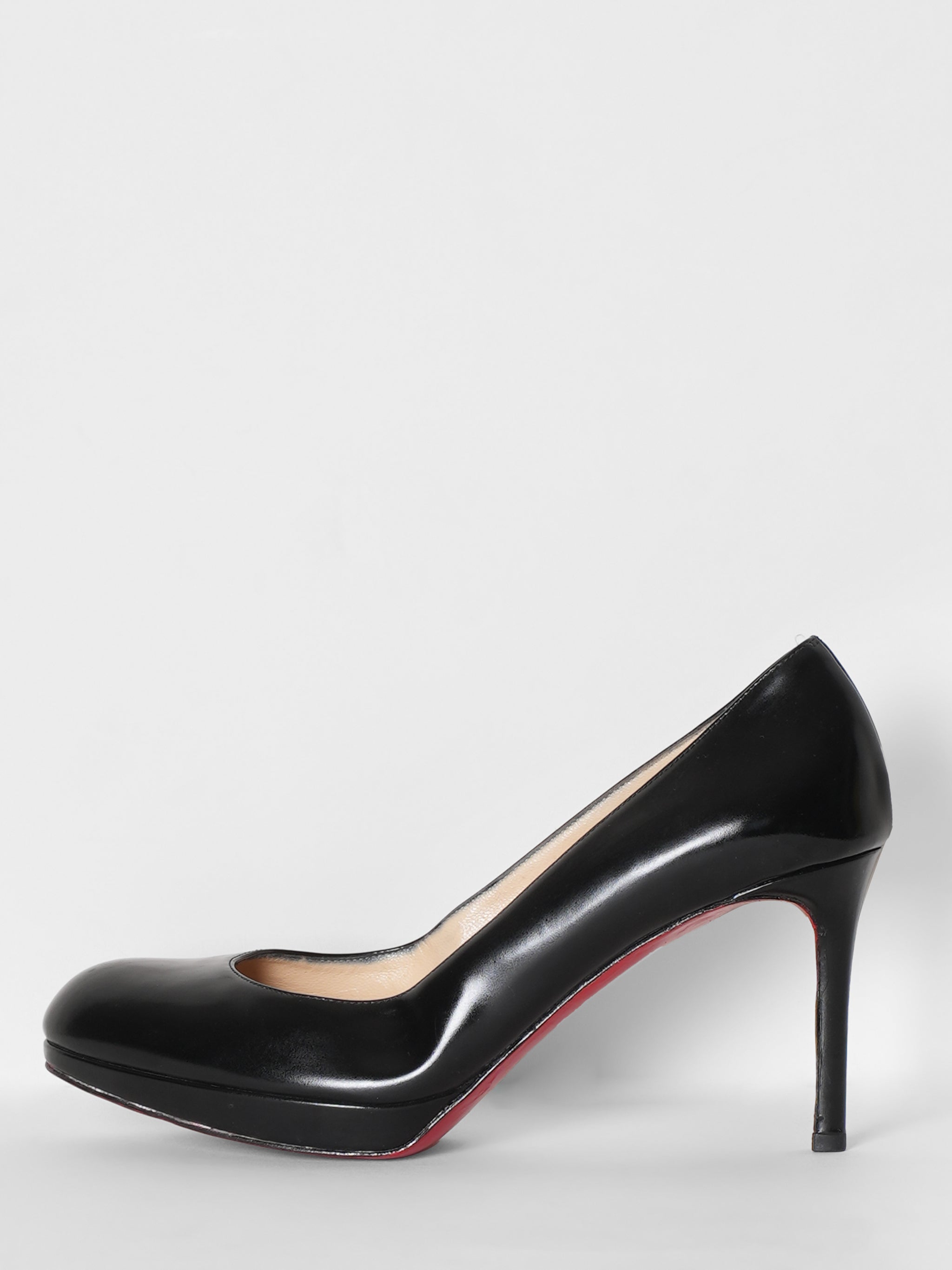 Christian Louboutin Black Patent Leather Pumps