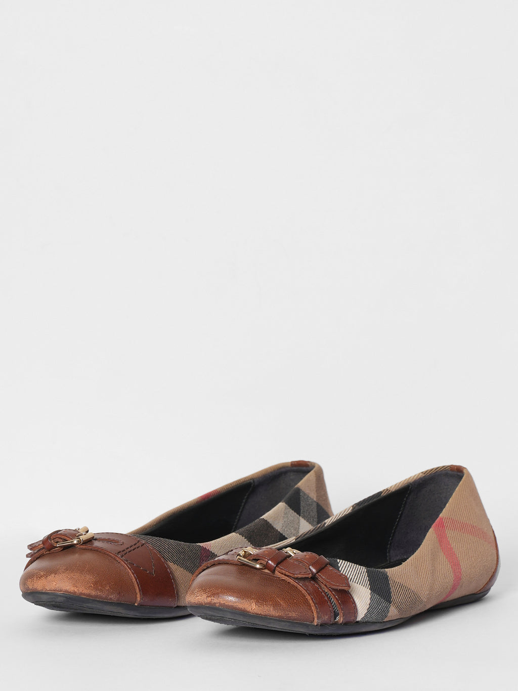 Burberry Nova Check Ballerina Flats