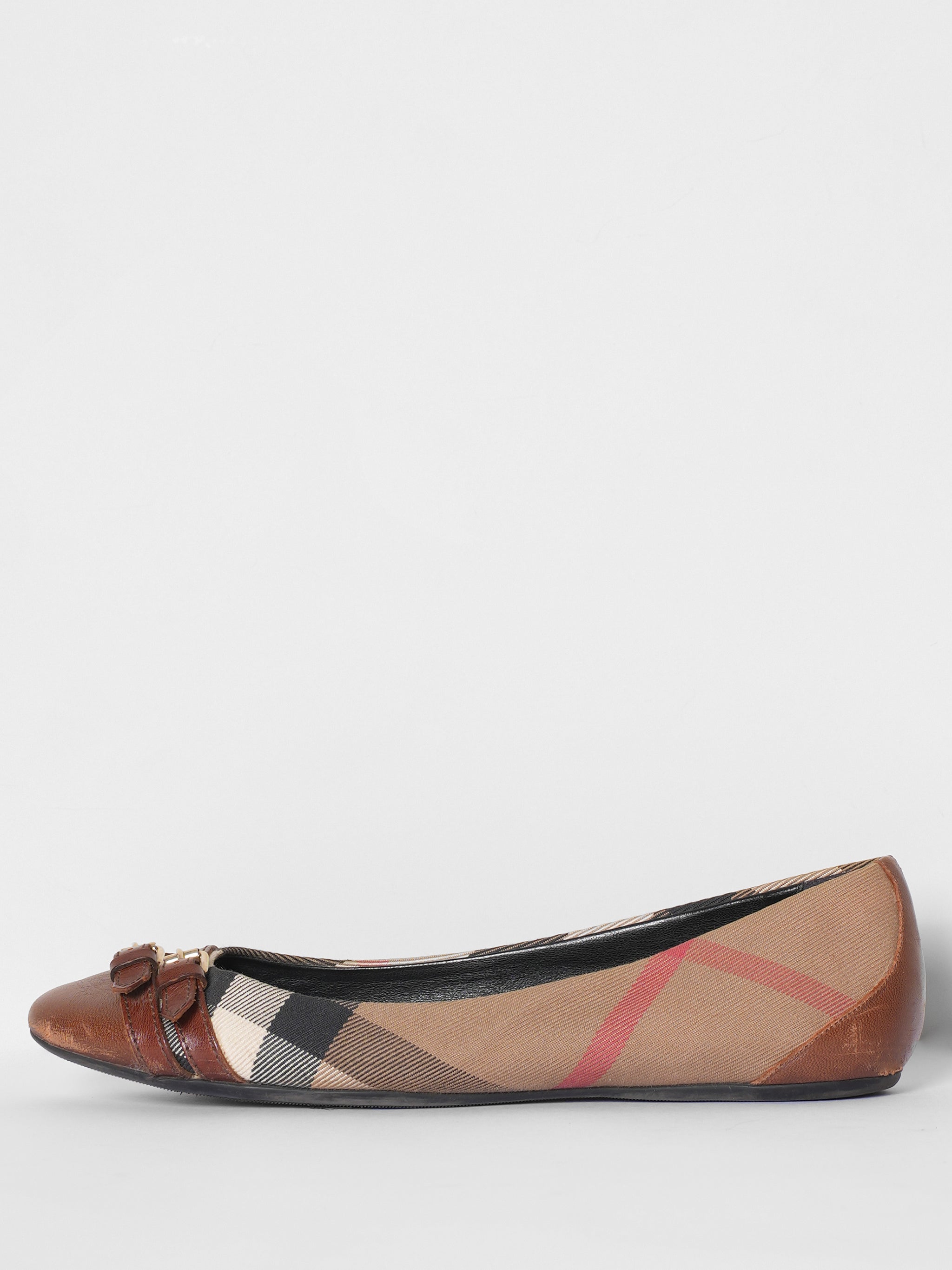 Burberry Nova Check Ballerina Flats