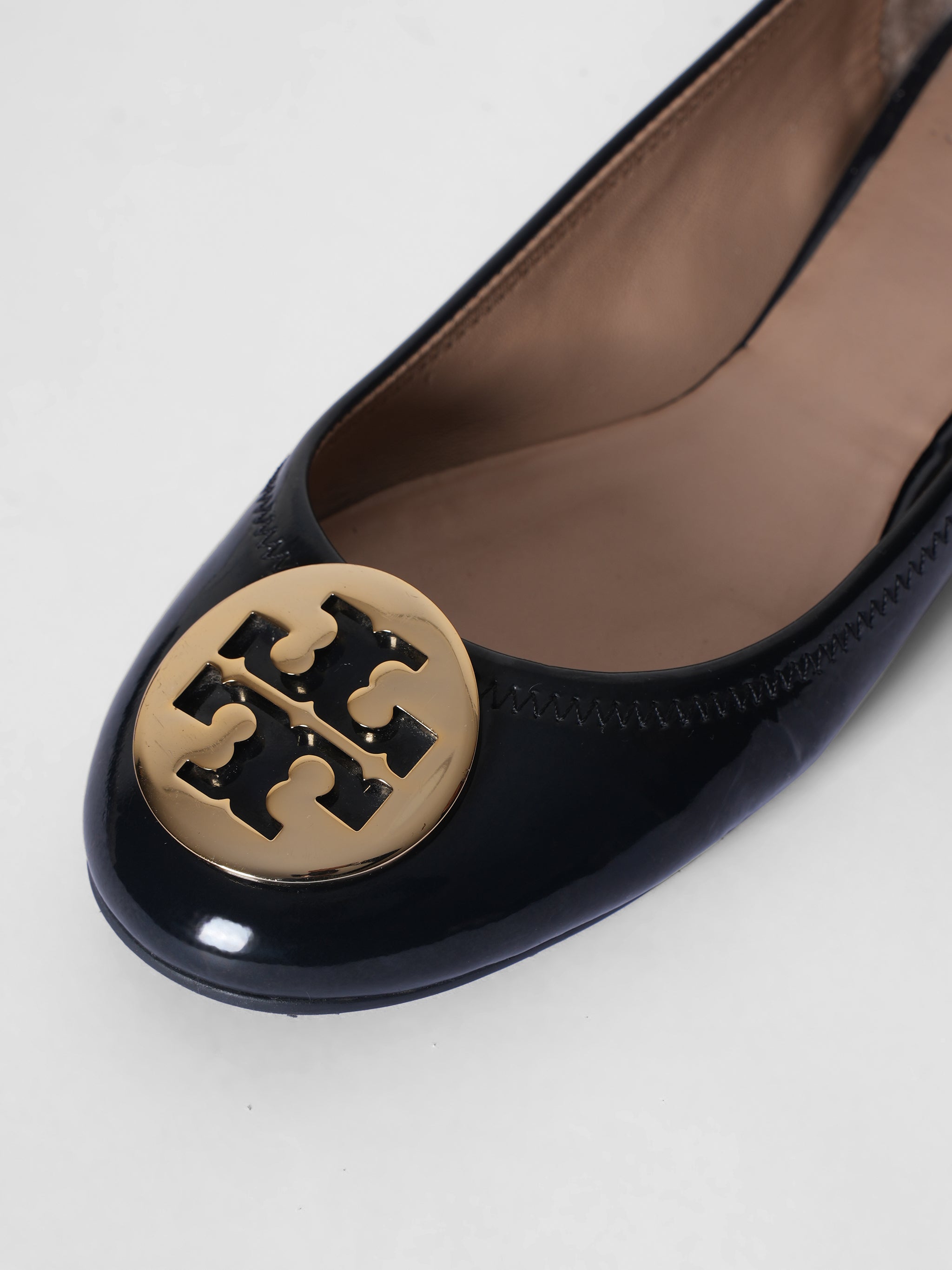 Tory Burch Black Flats