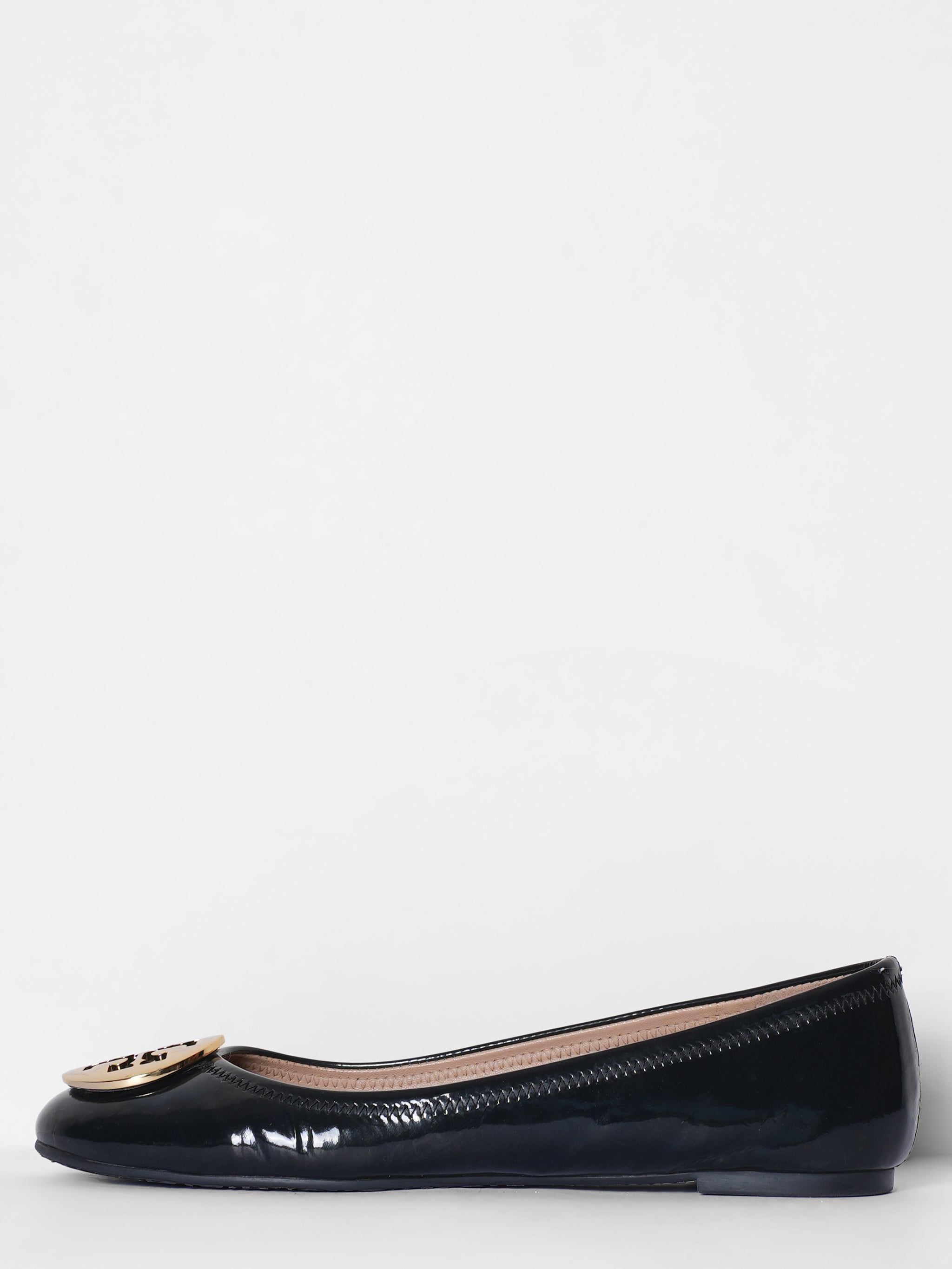 Tory Burch Black Flats