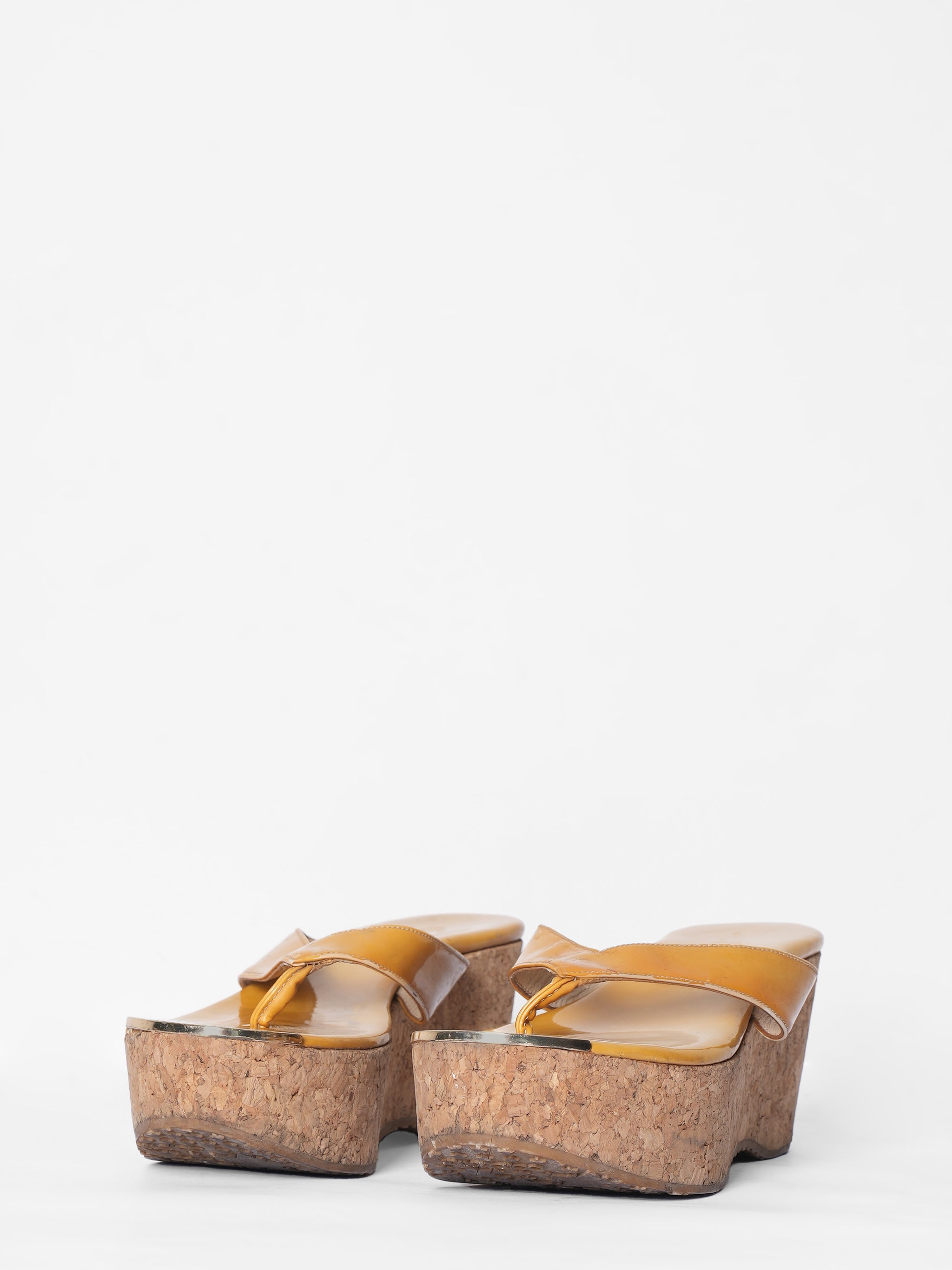 Jimmy Choo Yellow Wedges