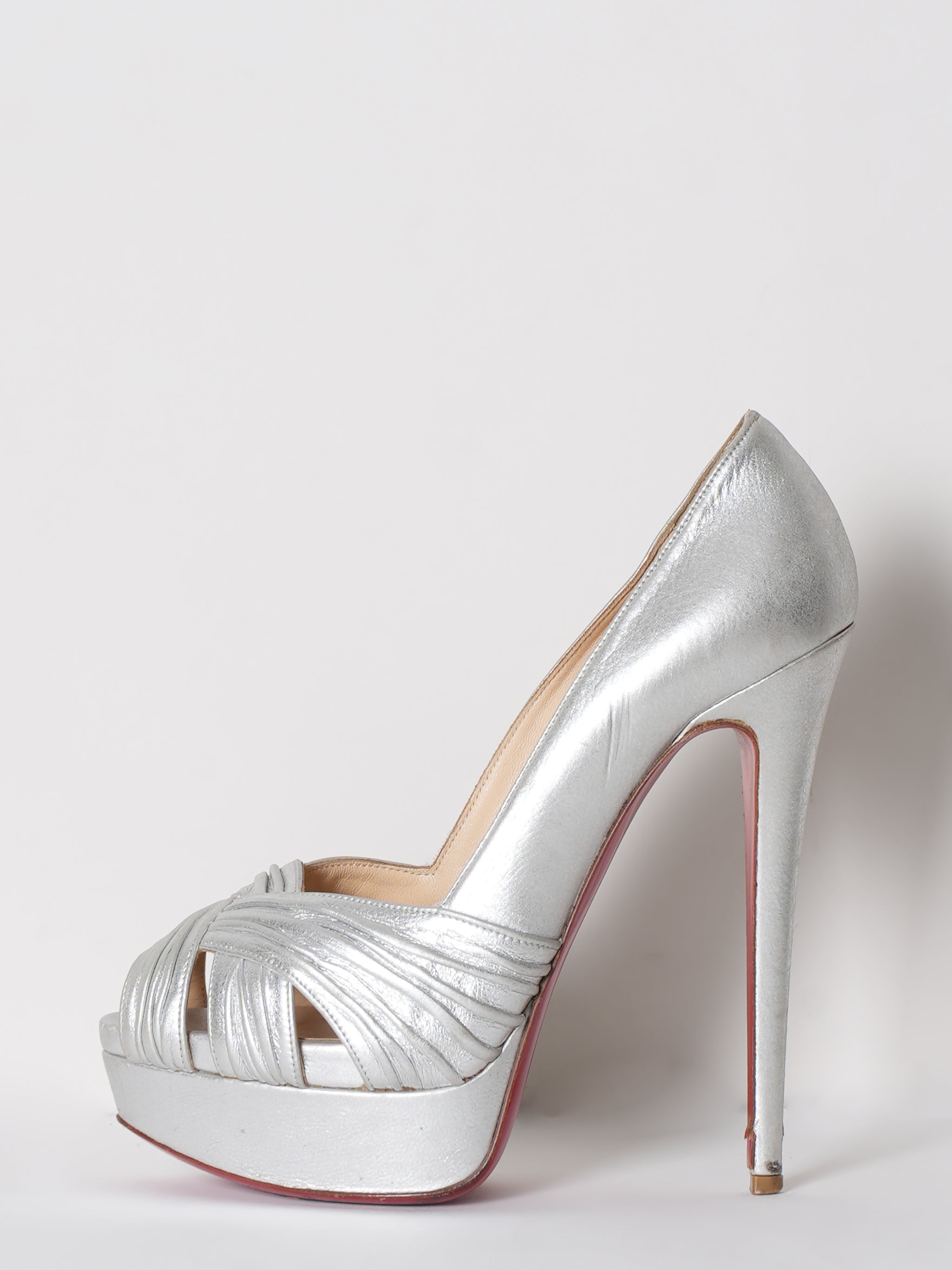 Louboutin silver hotsell