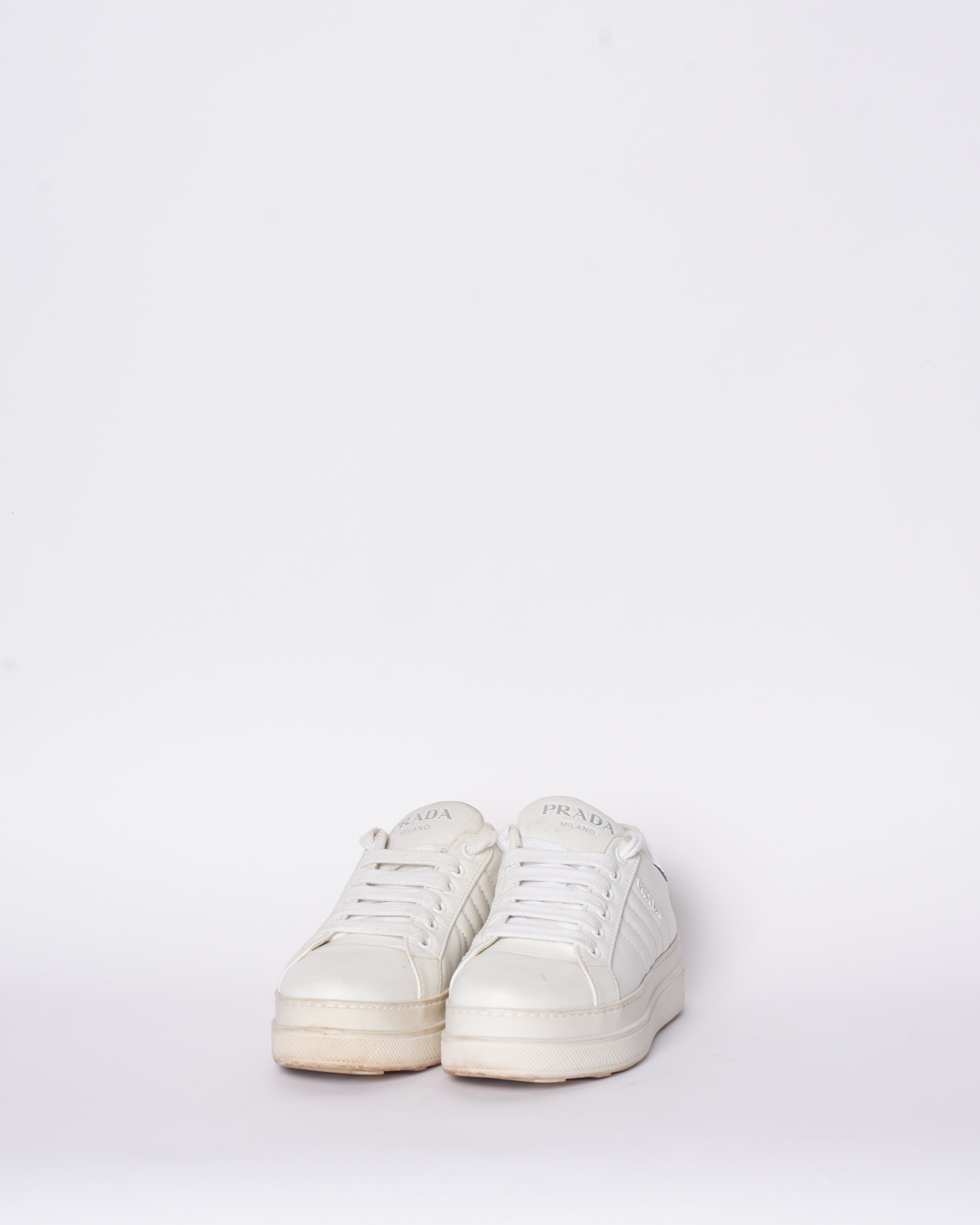 Prada Low Cut Trainers In White