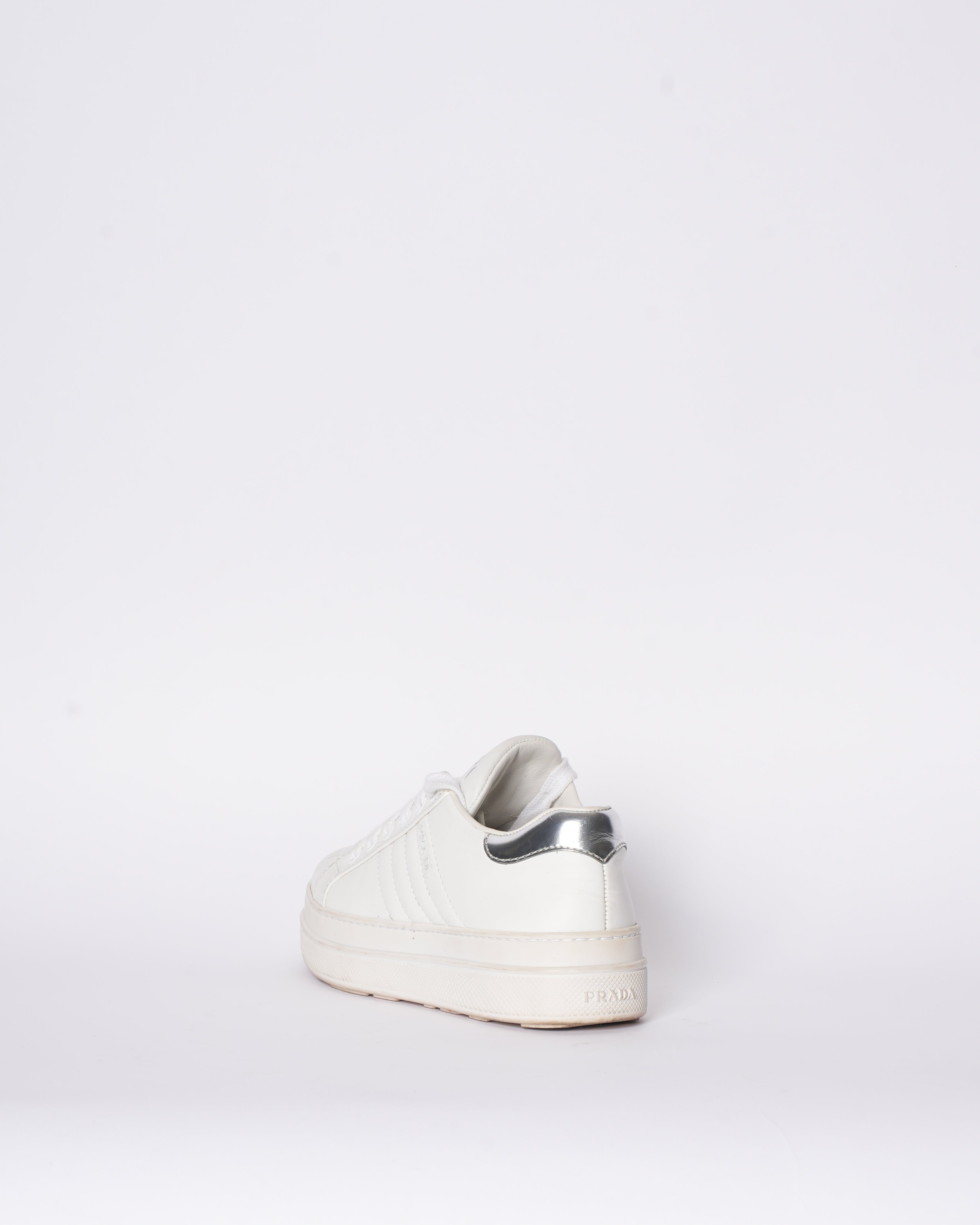 Prada Low Cut Trainers In White