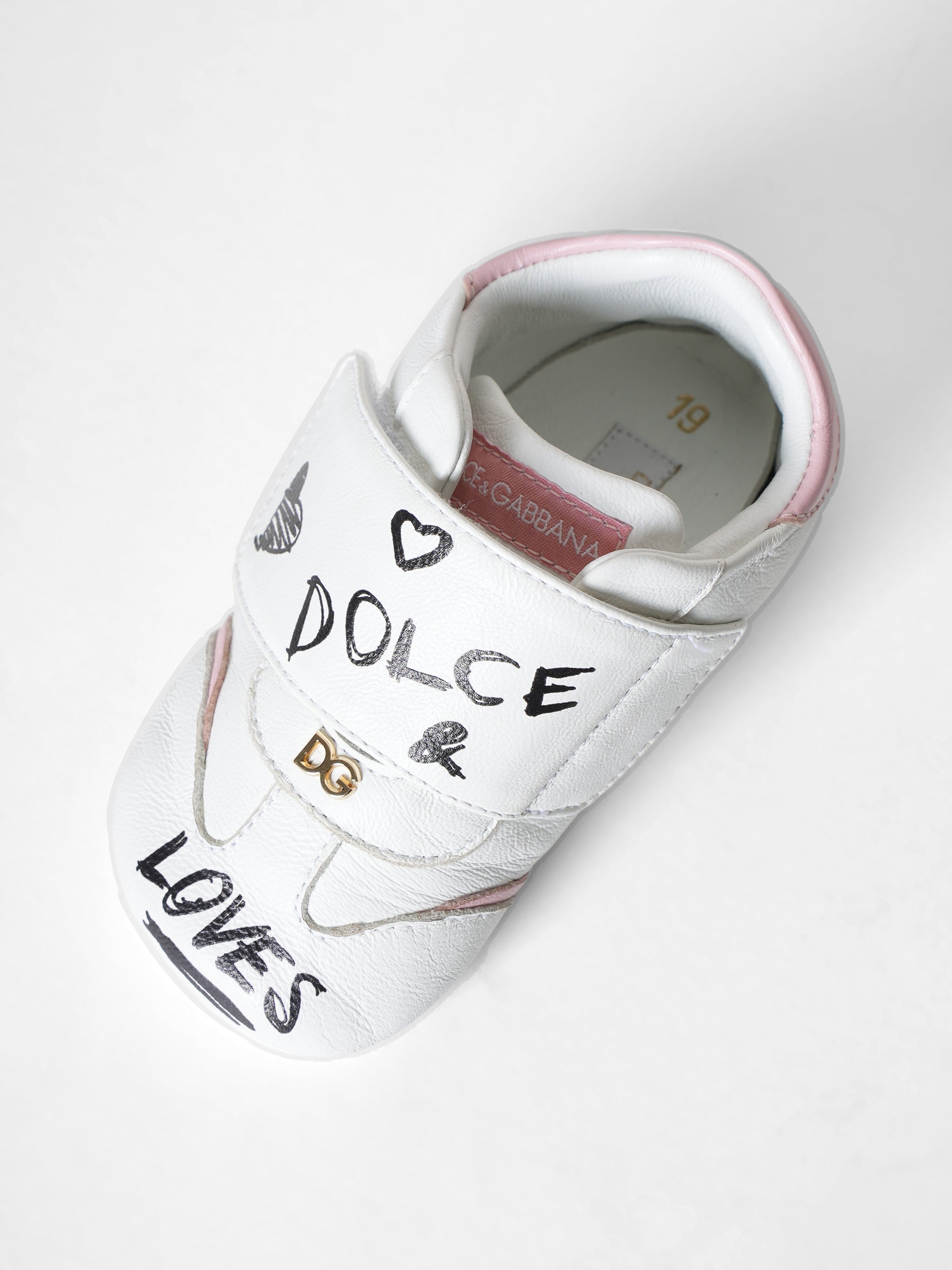 Dolce & Gabbana Graffitti Print Prewalkers