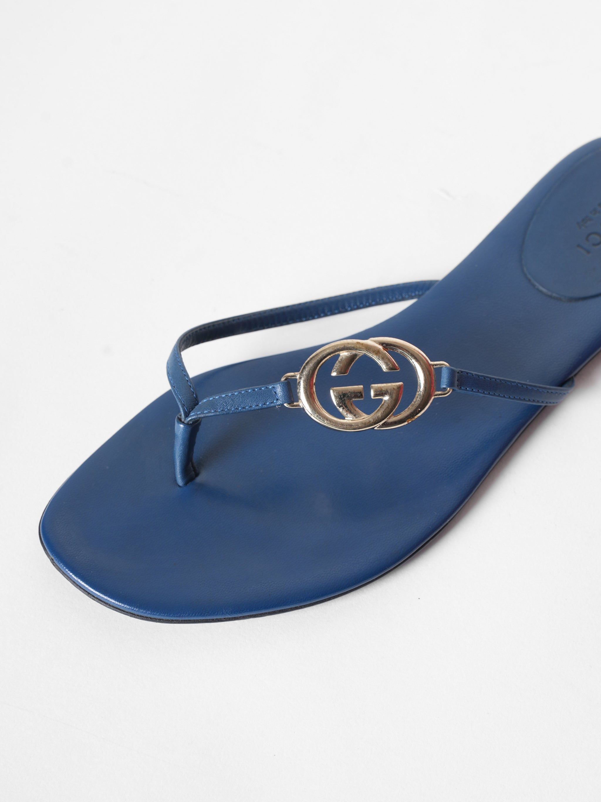 Gucci Blue Flats