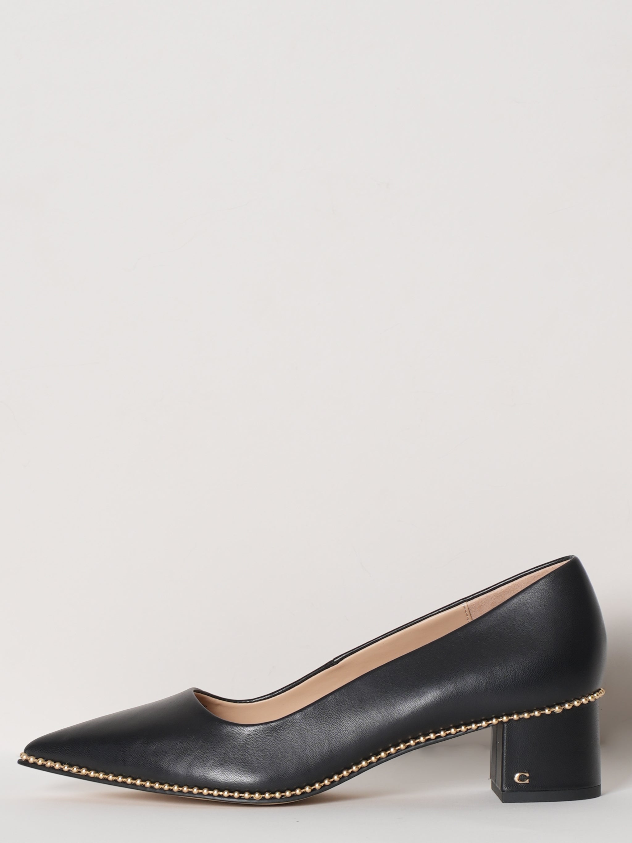 New Coach Black Block Heels