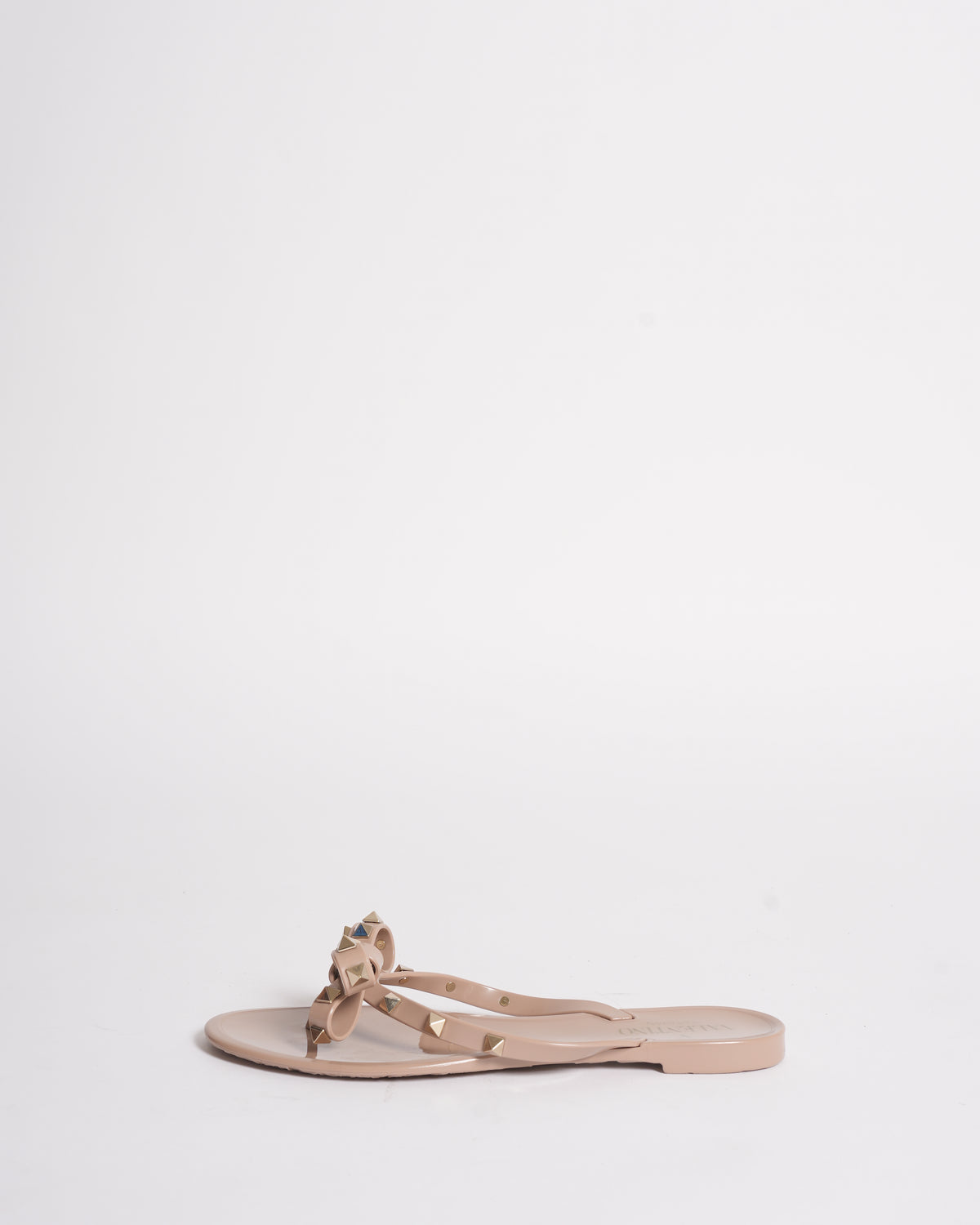 New Valentino Rockstud Rubber Slippers