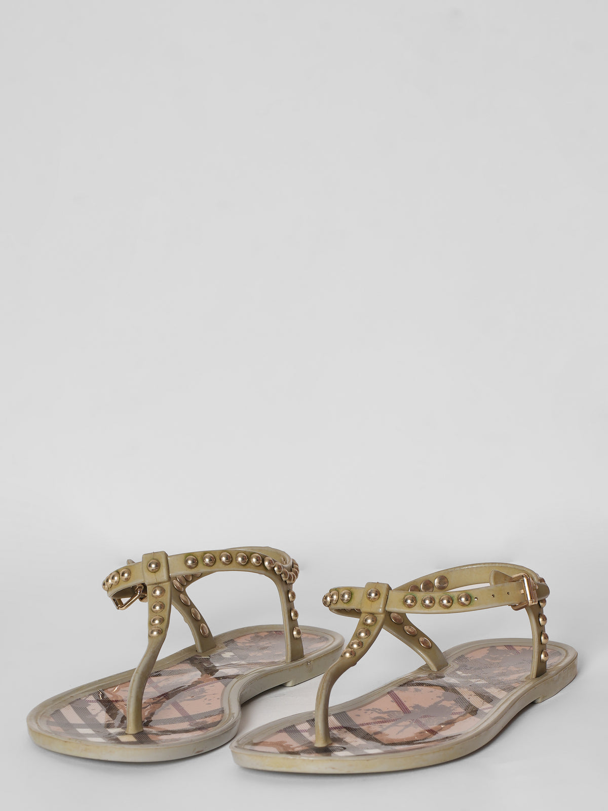 Burberry Studded Jelly Sandals