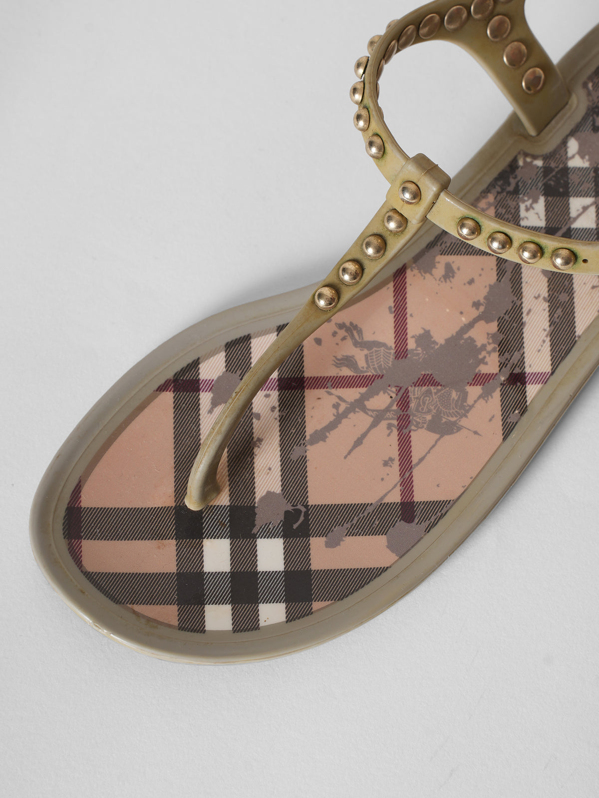 Burberry Studded Jelly Sandals