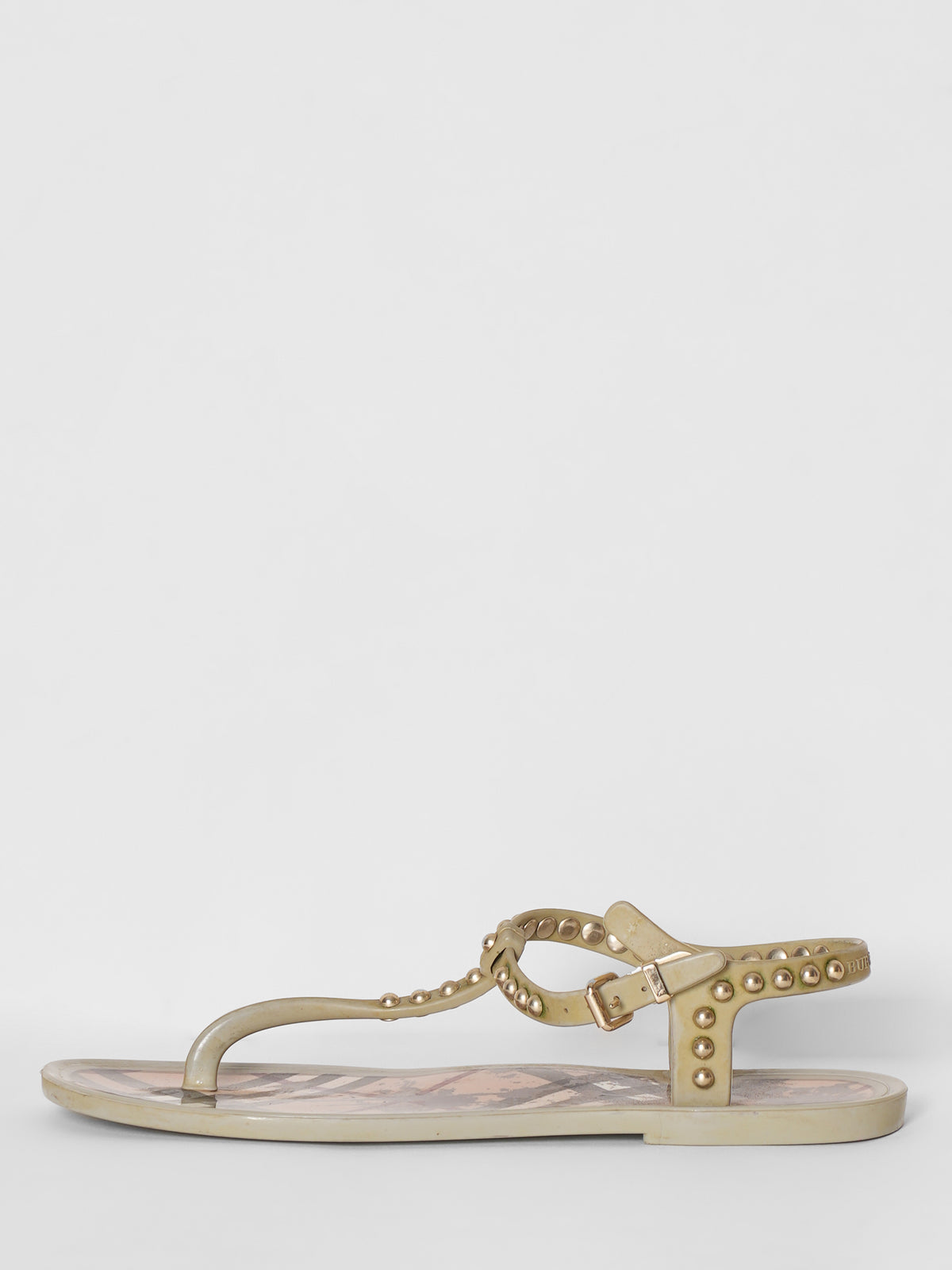 Burberry Studded Jelly Sandals