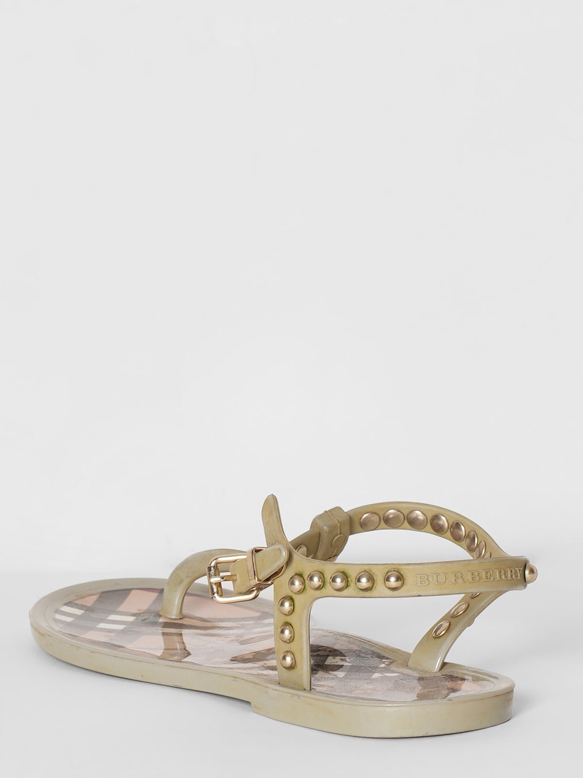 Burberry Studded Jelly Sandals
