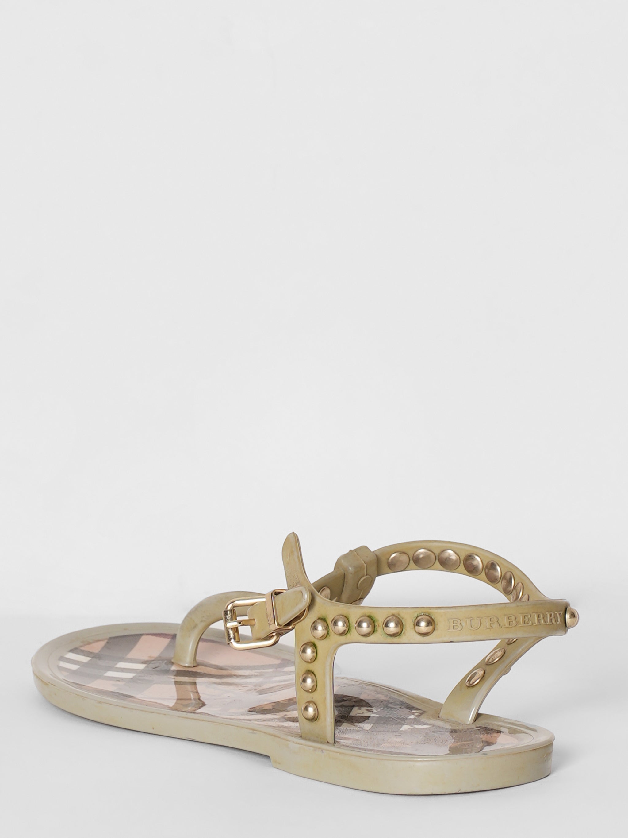 Burberry Studded Jelly Flats